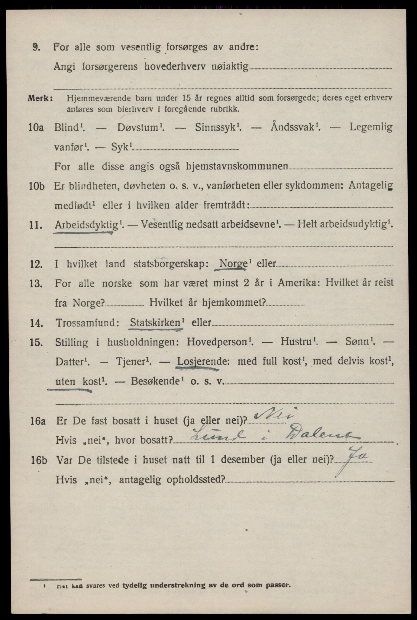 SAST, 1920 census for Hjelmeland, 1920, p. 1804