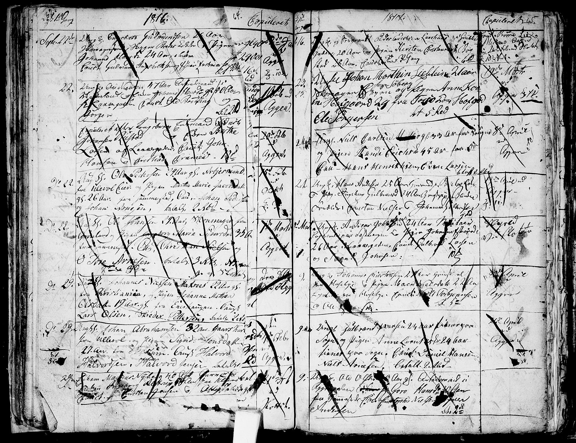 Aker prestekontor kirkebøker, SAO/A-10861/G/L0001: Parish register (copy) no. 1, 1796-1826, p. 64-65