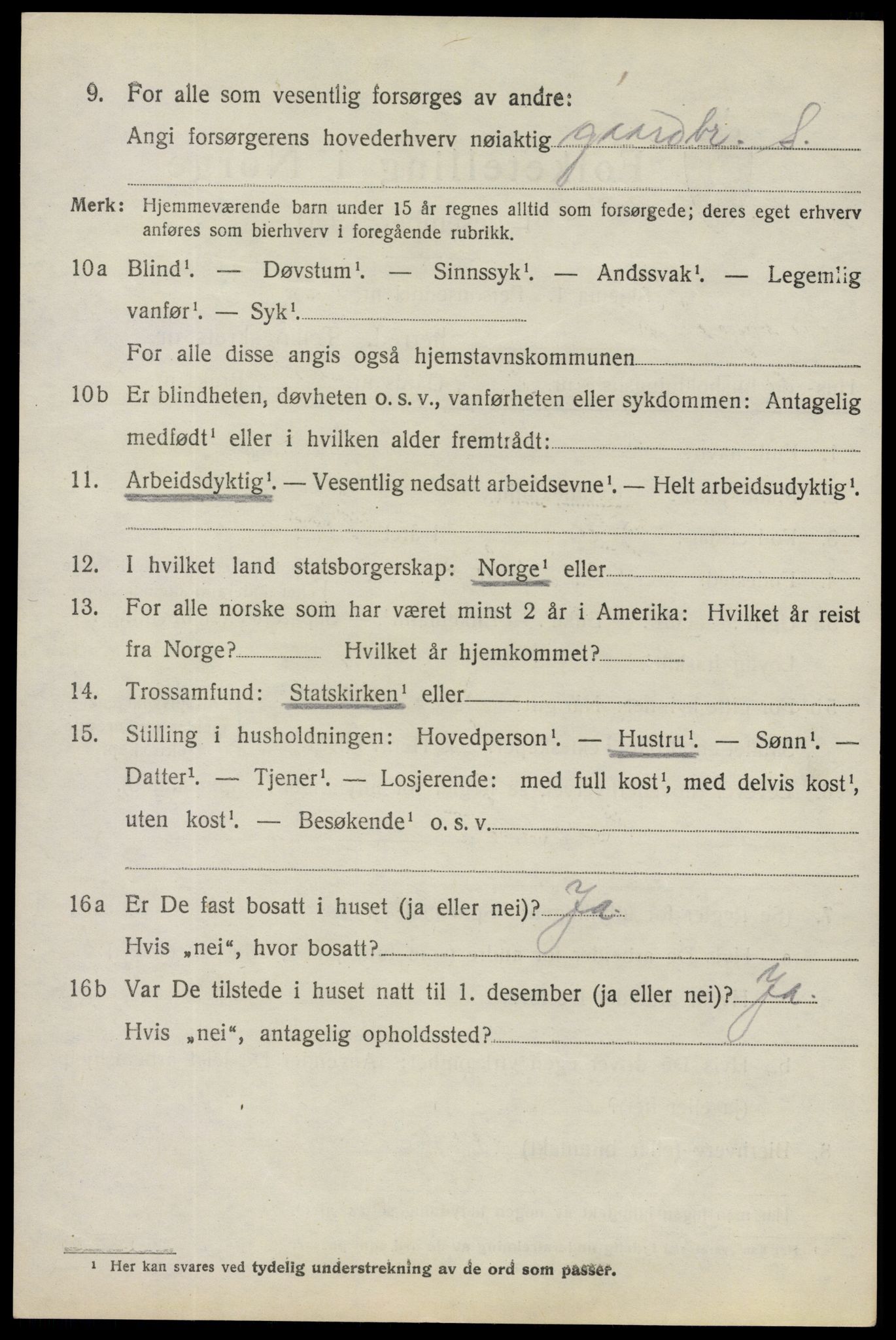 SAO, 1920 census for Trøgstad, 1920, p. 2081