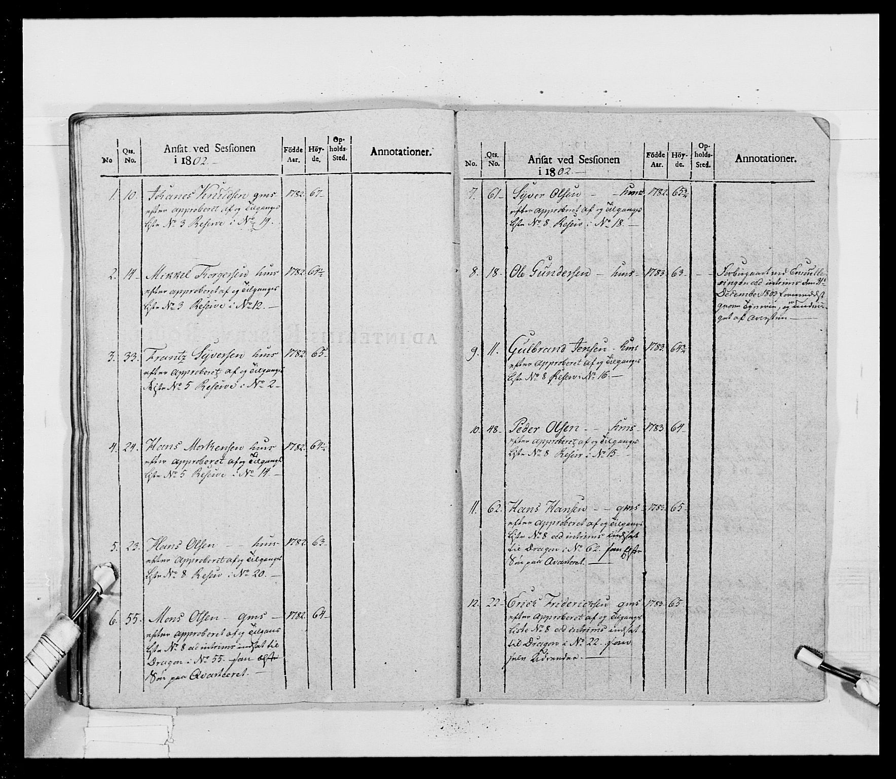 Generalitets- og kommissariatskollegiet, Det kongelige norske kommissariatskollegium, AV/RA-EA-5420/E/Eh/L0017: Opplandske dragonregiment, 1802-1805, p. 432