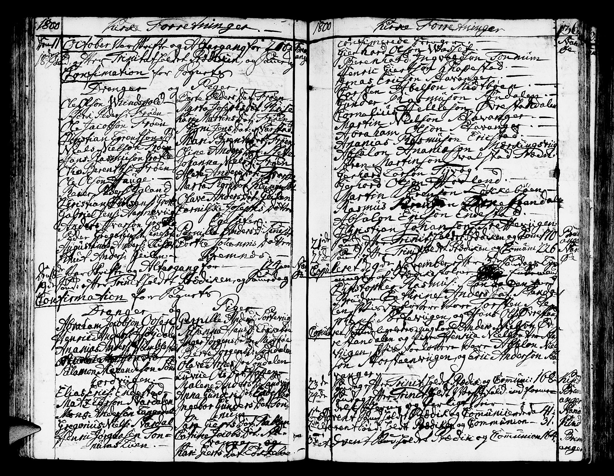 Kinn sokneprestembete, AV/SAB-A-80801/H/Haa/Haaa/L0003: Parish register (official) no. A 3, 1785-1821, p. 136