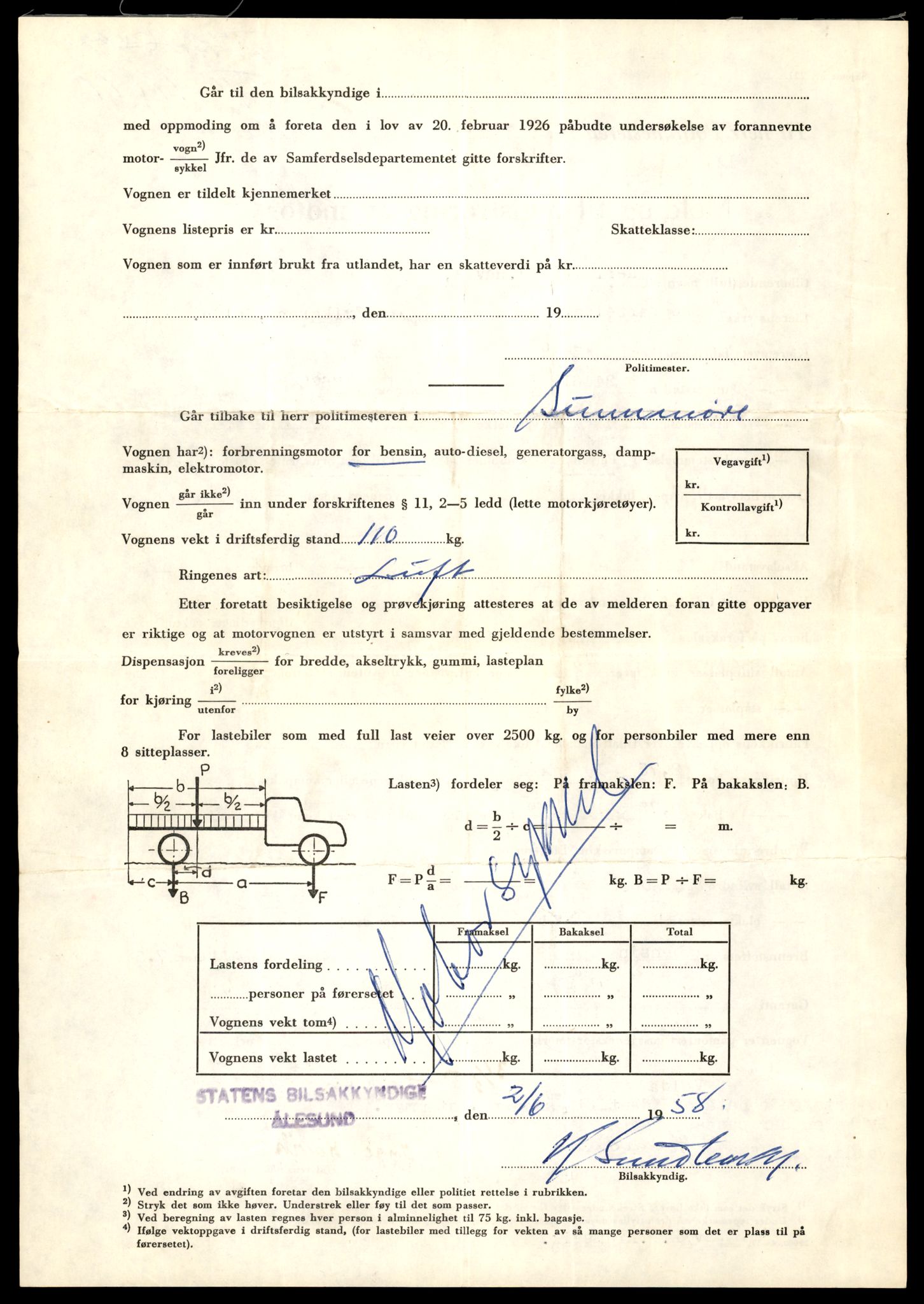 Møre og Romsdal vegkontor - Ålesund trafikkstasjon, AV/SAT-A-4099/F/Fe/L0025: Registreringskort for kjøretøy T 10931 - T 11045, 1927-1998, p. 2198