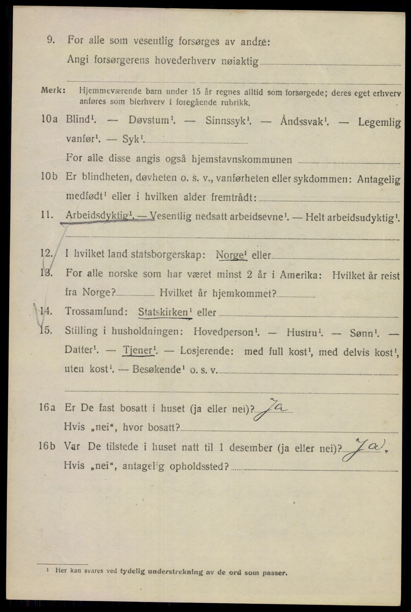 SAO, 1920 census for Kristiania, 1920, p. 150006