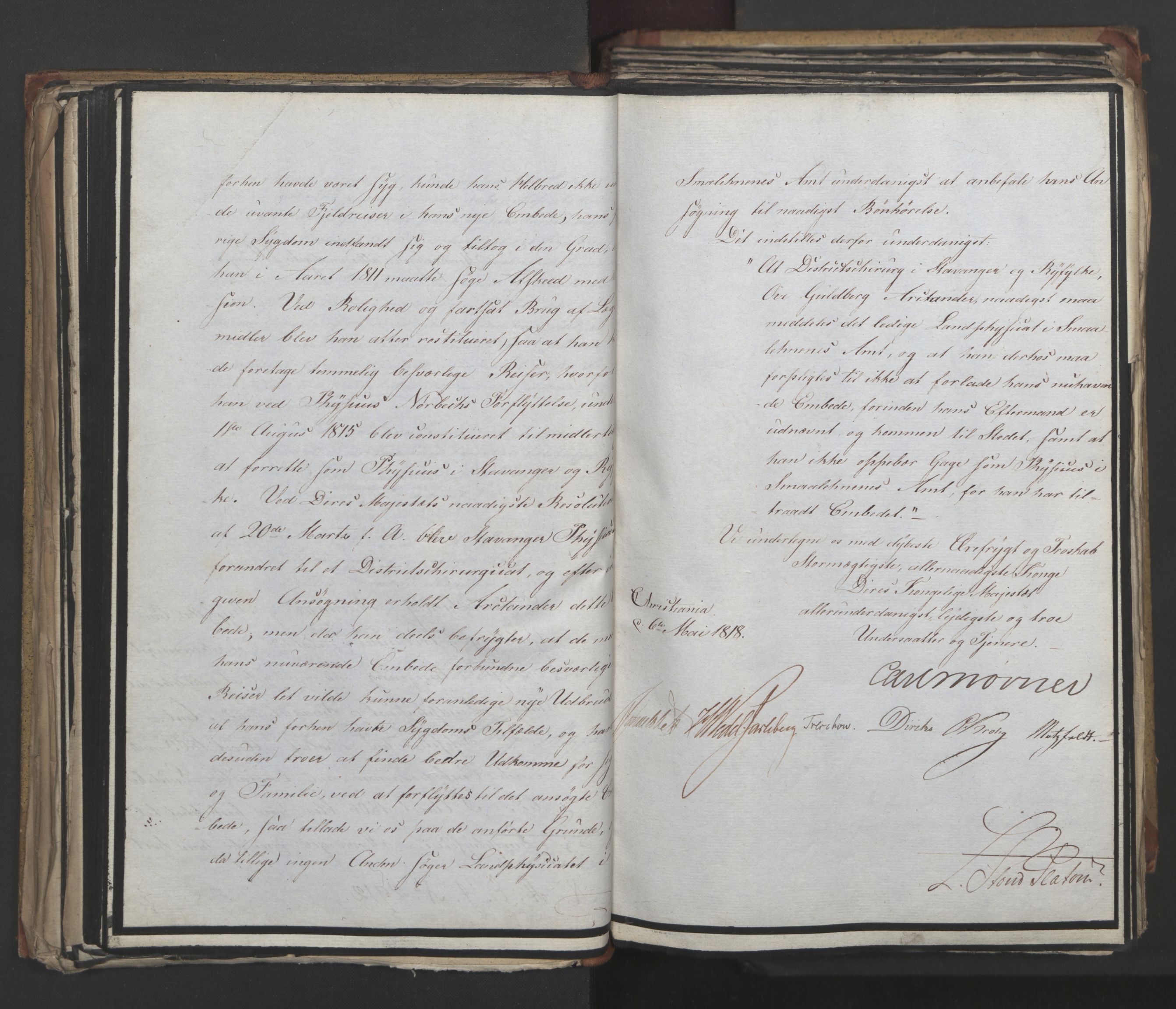 Statsrådsavdelingen i Stockholm, AV/RA-S-1003/D/Da/L0014: Regjeringsinnstillinger nr. 2890-3057, 1818, p. 127