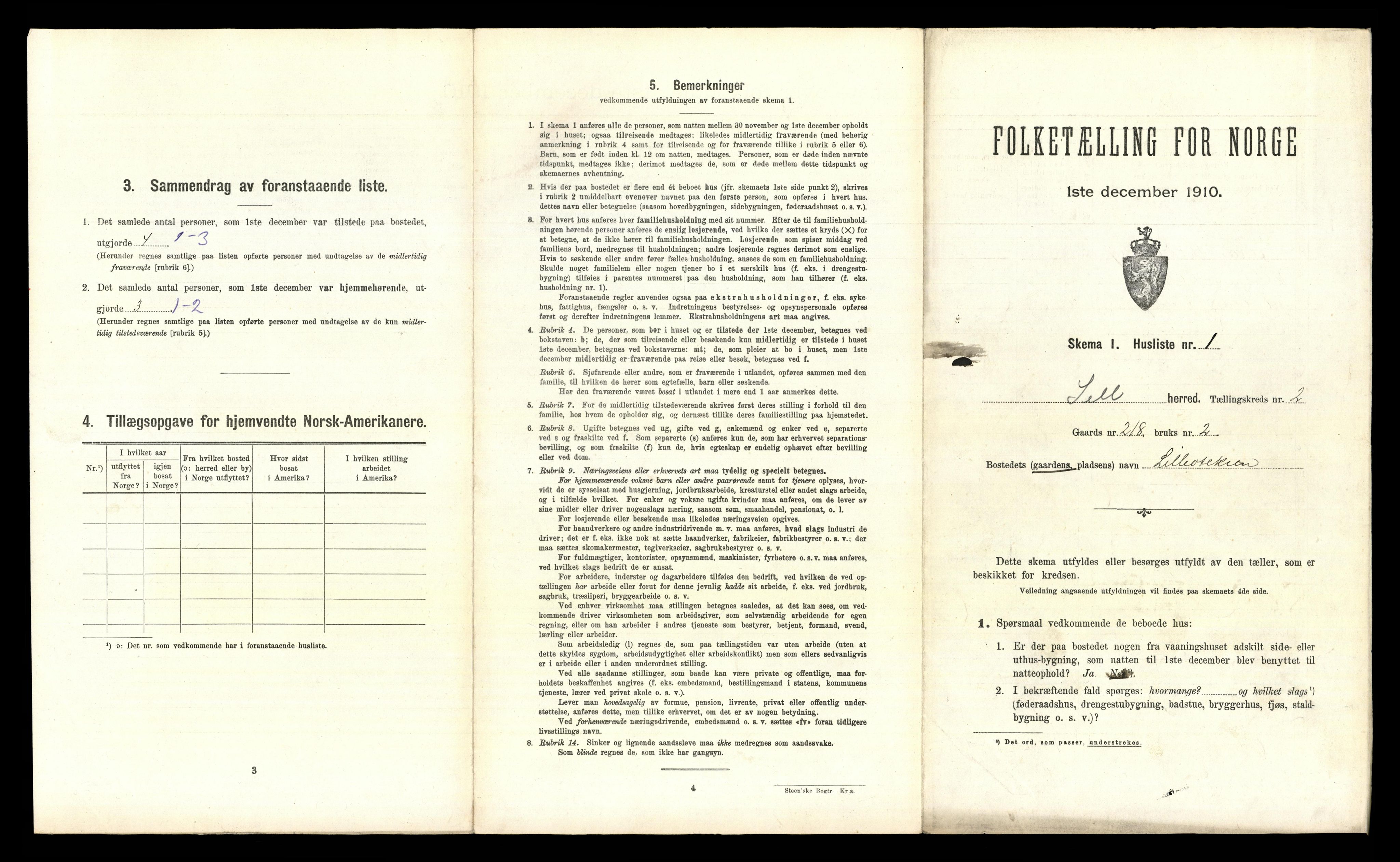 RA, 1910 census for Sel, 1910, p. 114