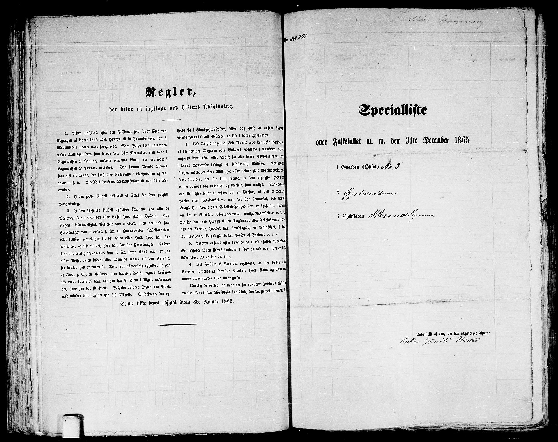 RA, 1865 census for Trondheim, 1865, p. 621