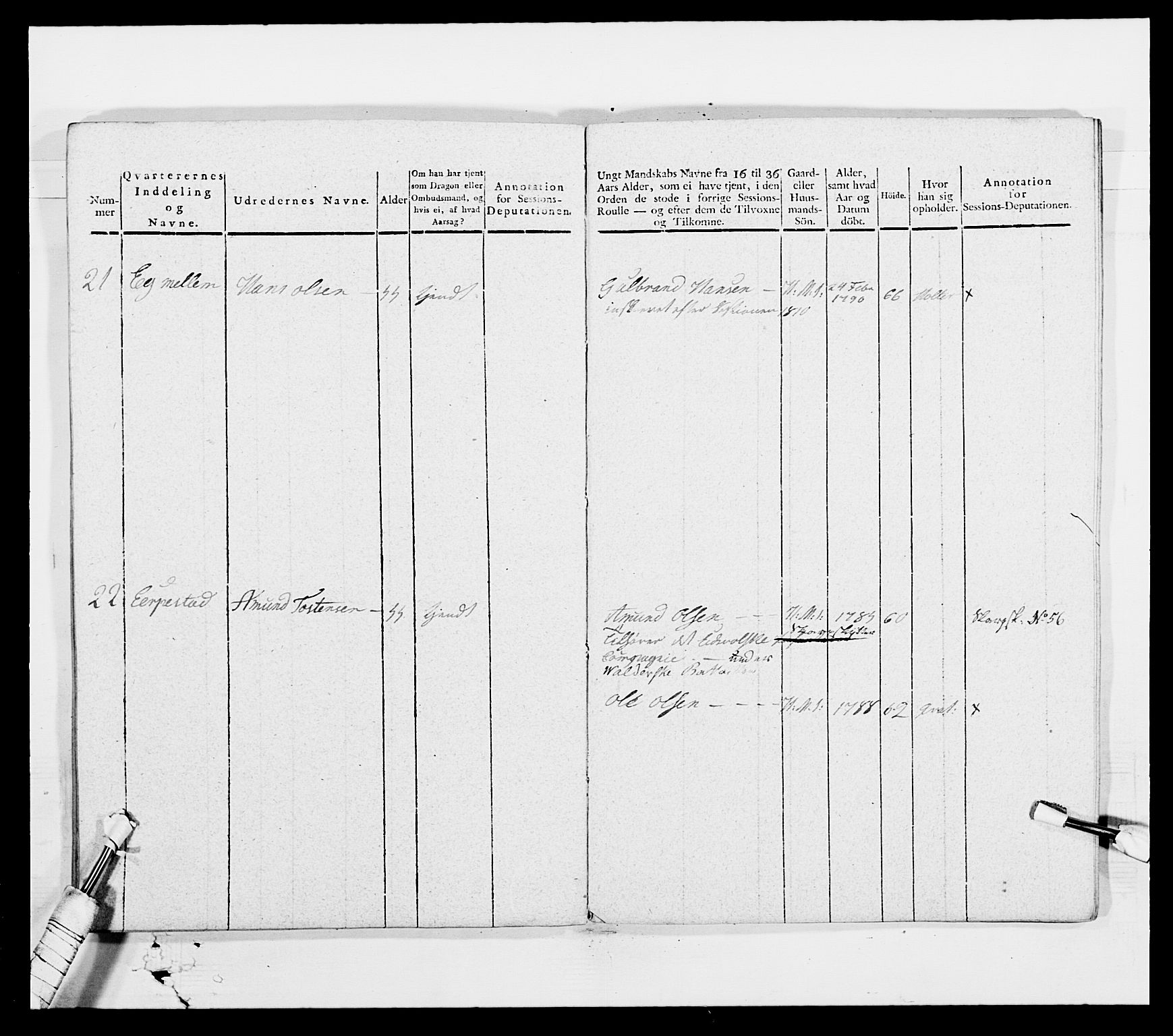 Generalitets- og kommissariatskollegiet, Det kongelige norske kommissariatskollegium, AV/RA-EA-5420/E/Eh/L0003: 1. Sønnafjelske dragonregiment, 1767-1812, p. 702