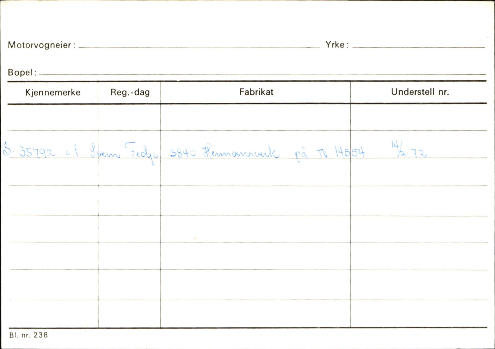 Statens vegvesen, Sogn og Fjordane vegkontor, AV/SAB-A-5301/4/F/L0132: Eigarregister Askvoll A-Å. Balestrand A-Å, 1945-1975, p. 220