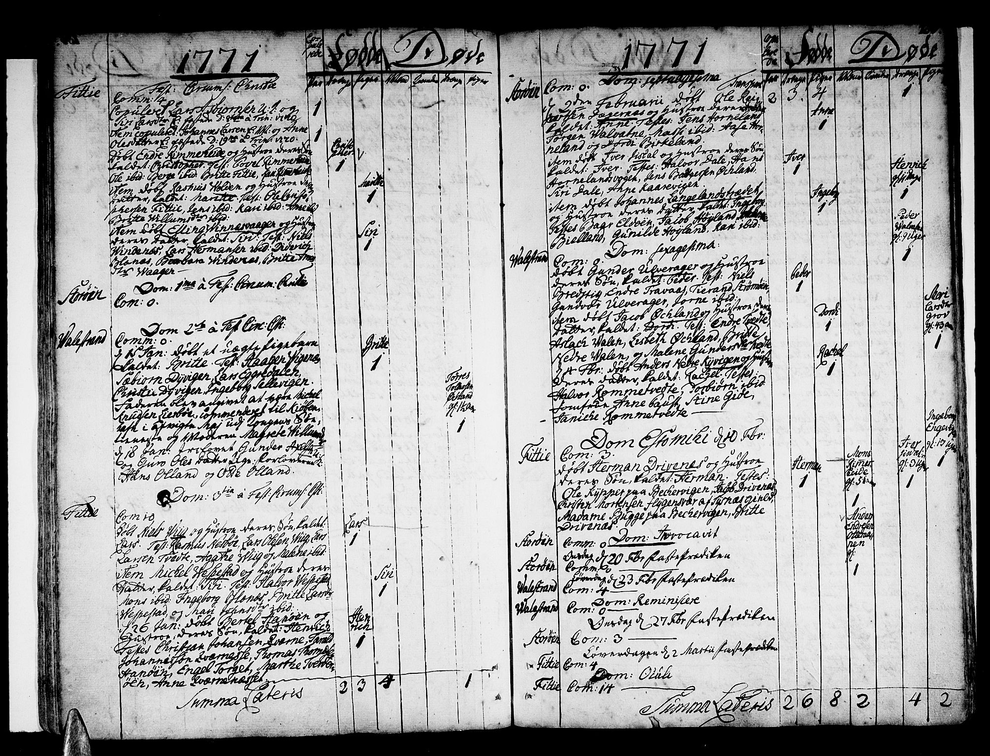 Stord sokneprestembete, SAB/A-78201/H/Haa: Parish register (official) no. A 2, 1744-1777, p. 186