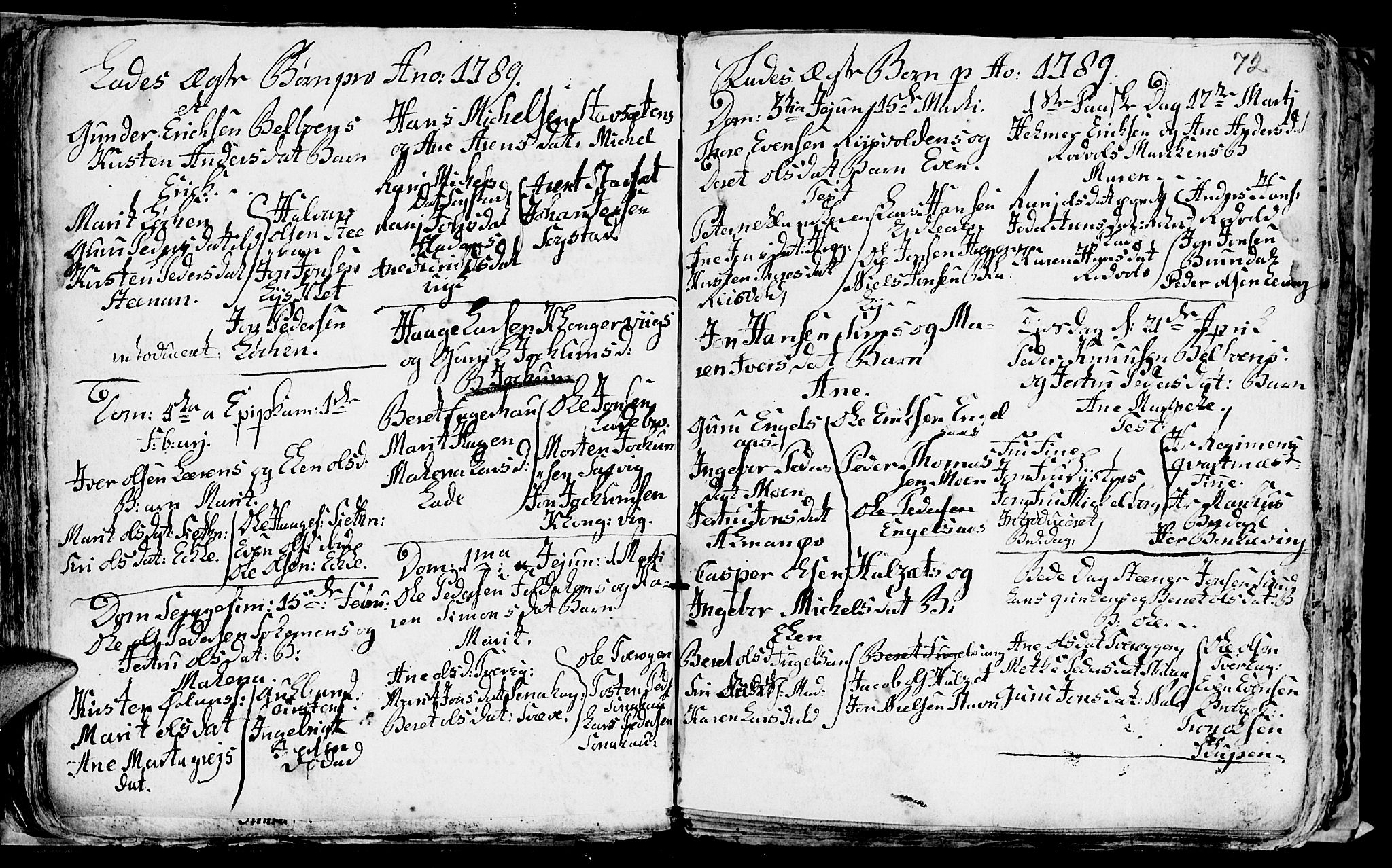 Ministerialprotokoller, klokkerbøker og fødselsregistre - Sør-Trøndelag, SAT/A-1456/606/L0305: Parish register (copy) no. 606C01, 1757-1819, p. 72
