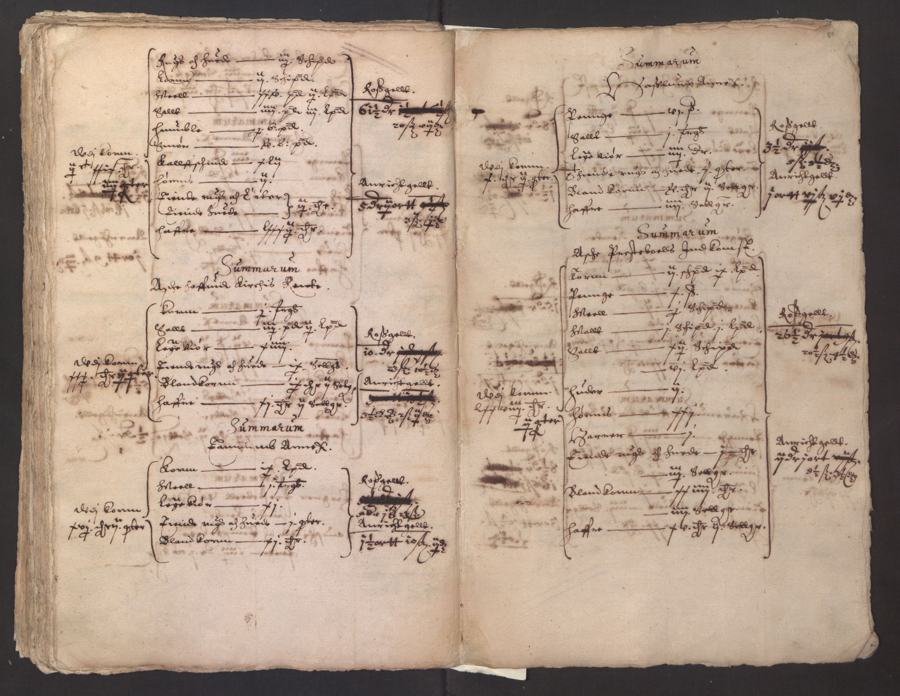 Stattholderembetet 1572-1771, AV/RA-EA-2870/Ek/L0014/0001: Jordebøker til utlikning av rosstjeneste 1624-1626: / Kirke- og prestebolsinntekter i Oslo og Hamar bispedømme, 1625-1626, p. 82