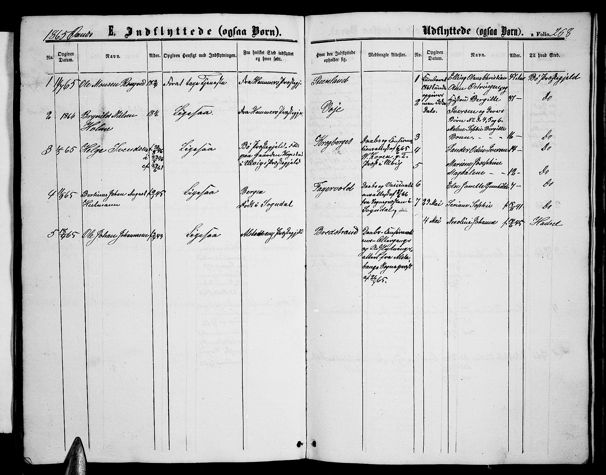 Ministerialprotokoller, klokkerbøker og fødselsregistre - Nordland, AV/SAT-A-1459/893/L1347: Parish register (copy) no. 893C02, 1858-1866, p. 268