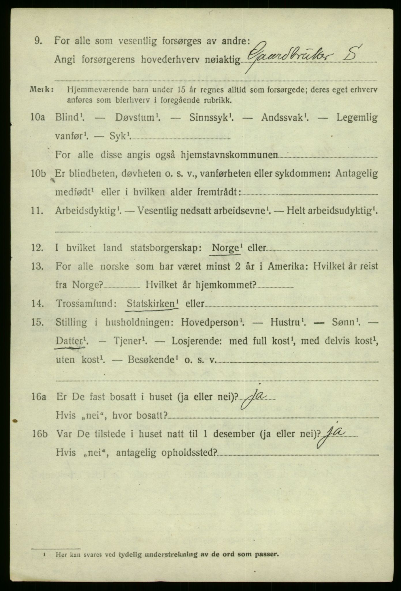 SAB, 1920 census for Masfjorden, 1920, p. 1680