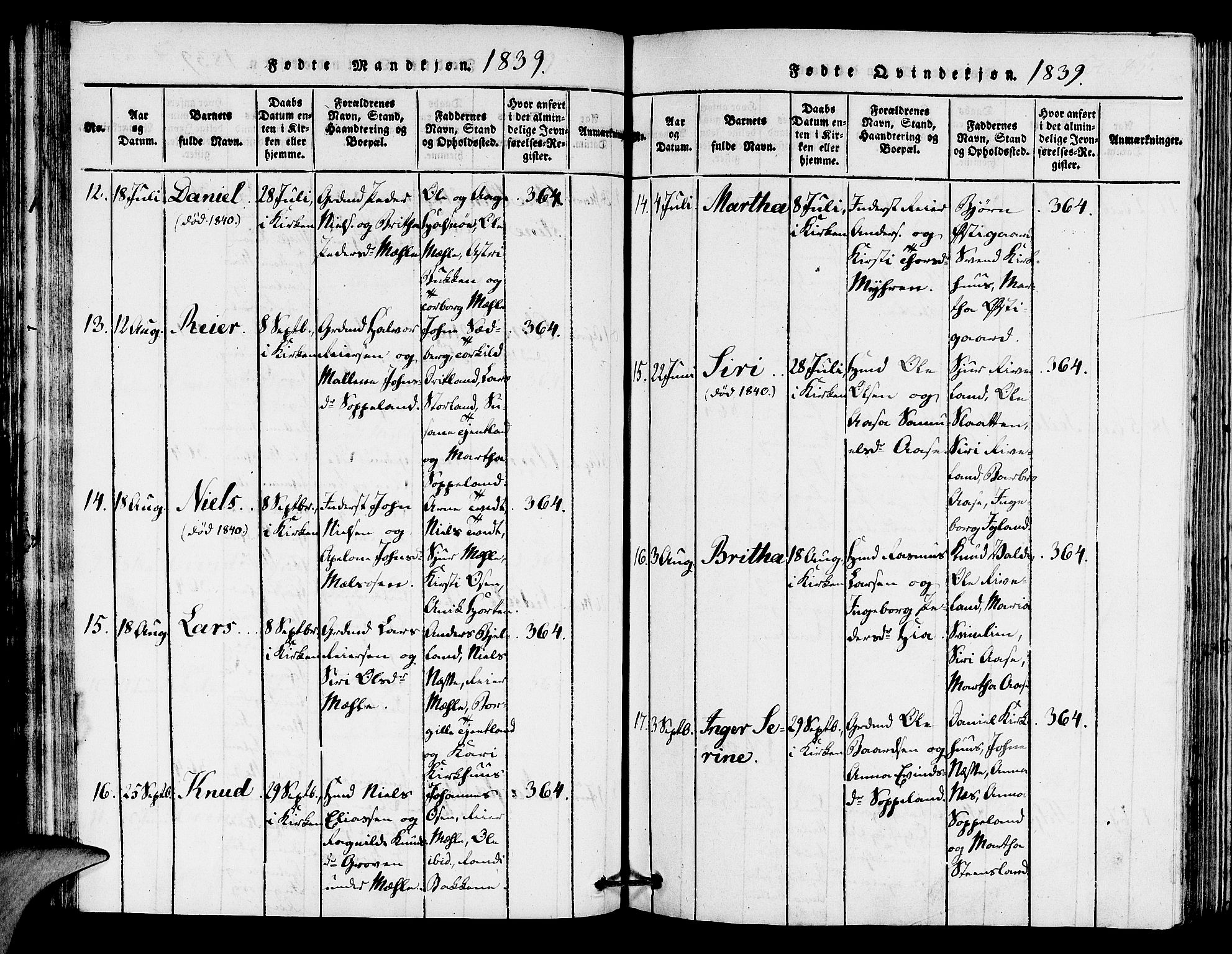 Hjelmeland sokneprestkontor, AV/SAST-A-101843/01/IV/L0005: Parish register (official) no. A 5, 1816-1841, p. 85