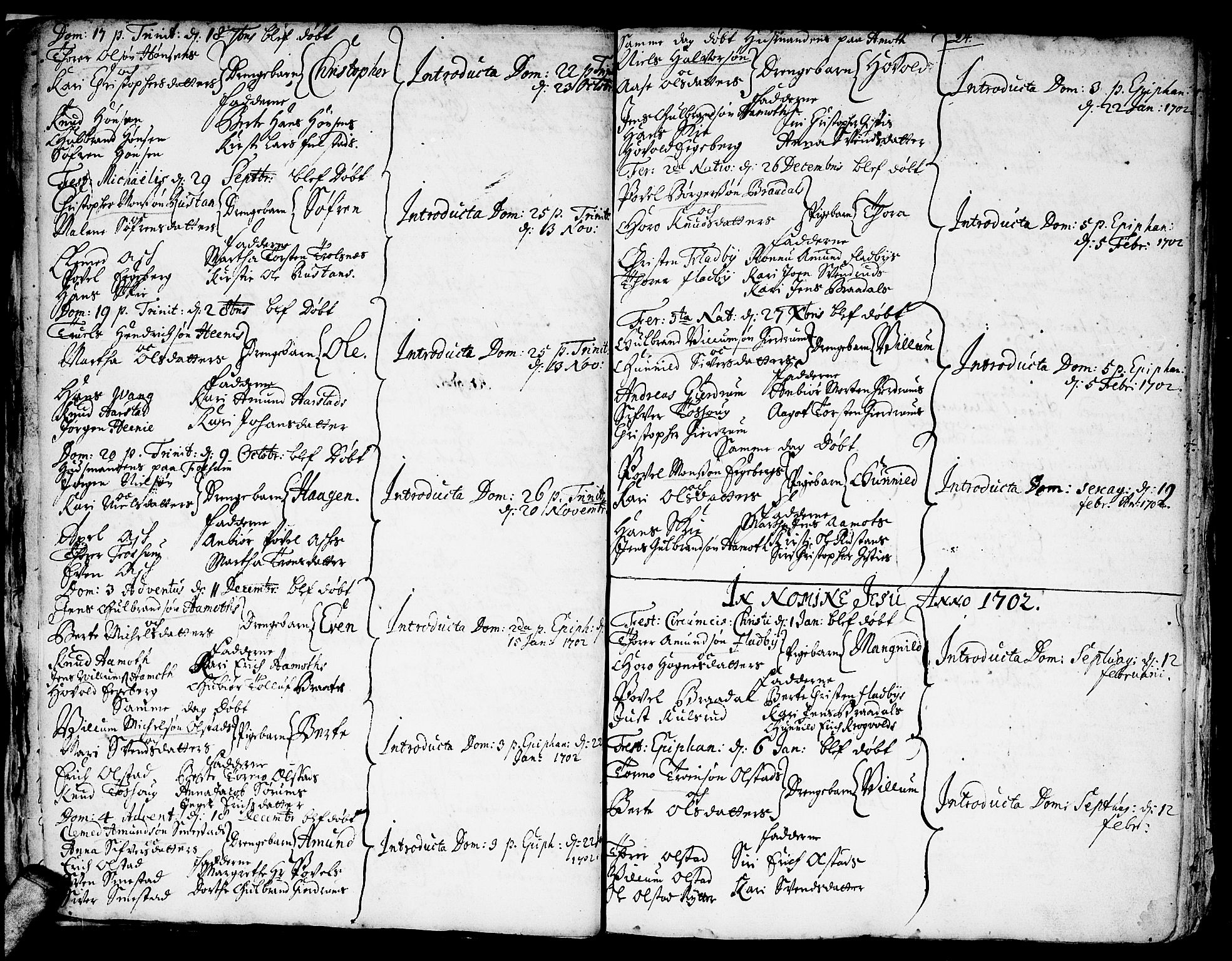 Gjerdrum prestekontor Kirkebøker, SAO/A-10412b/F/Fa/L0001: Parish register (official) no. I 1, 1689-1736, p. 24