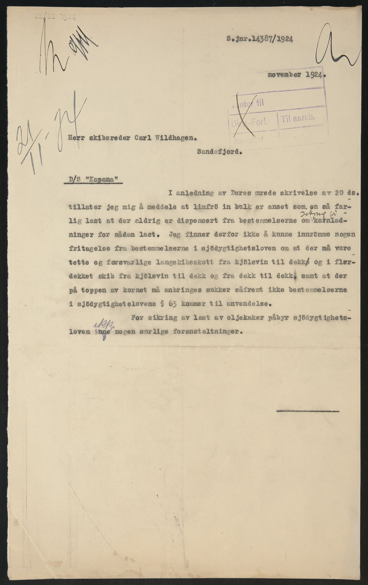 Sjøfartsdirektoratet med forløpere, skipsmapper slettede skip, AV/RA-S-4998/F/Fa/L0586: --, 1894-1935, p. 96
