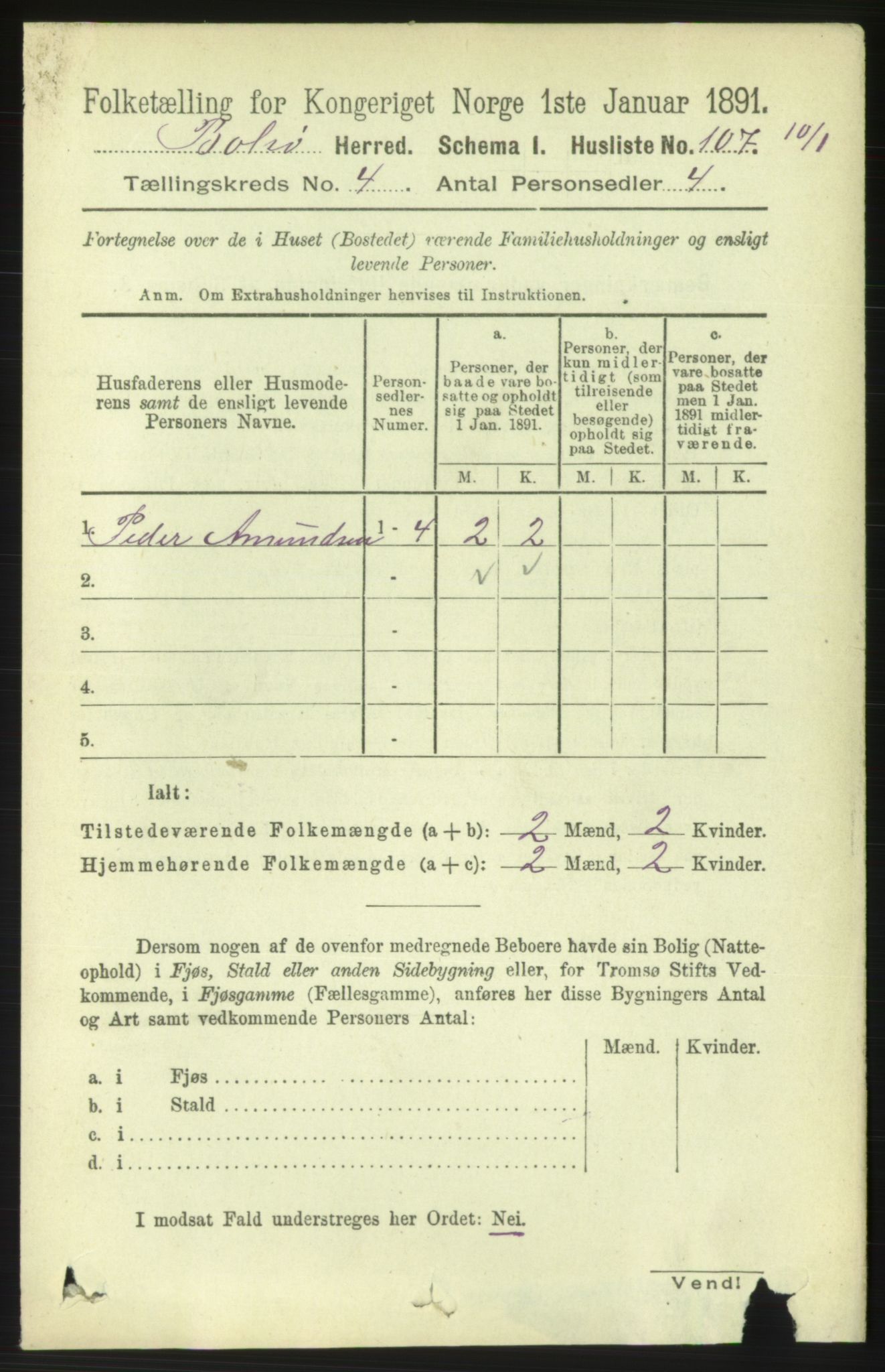 RA, 1891 census for 1544 Bolsøy, 1891, p. 2404