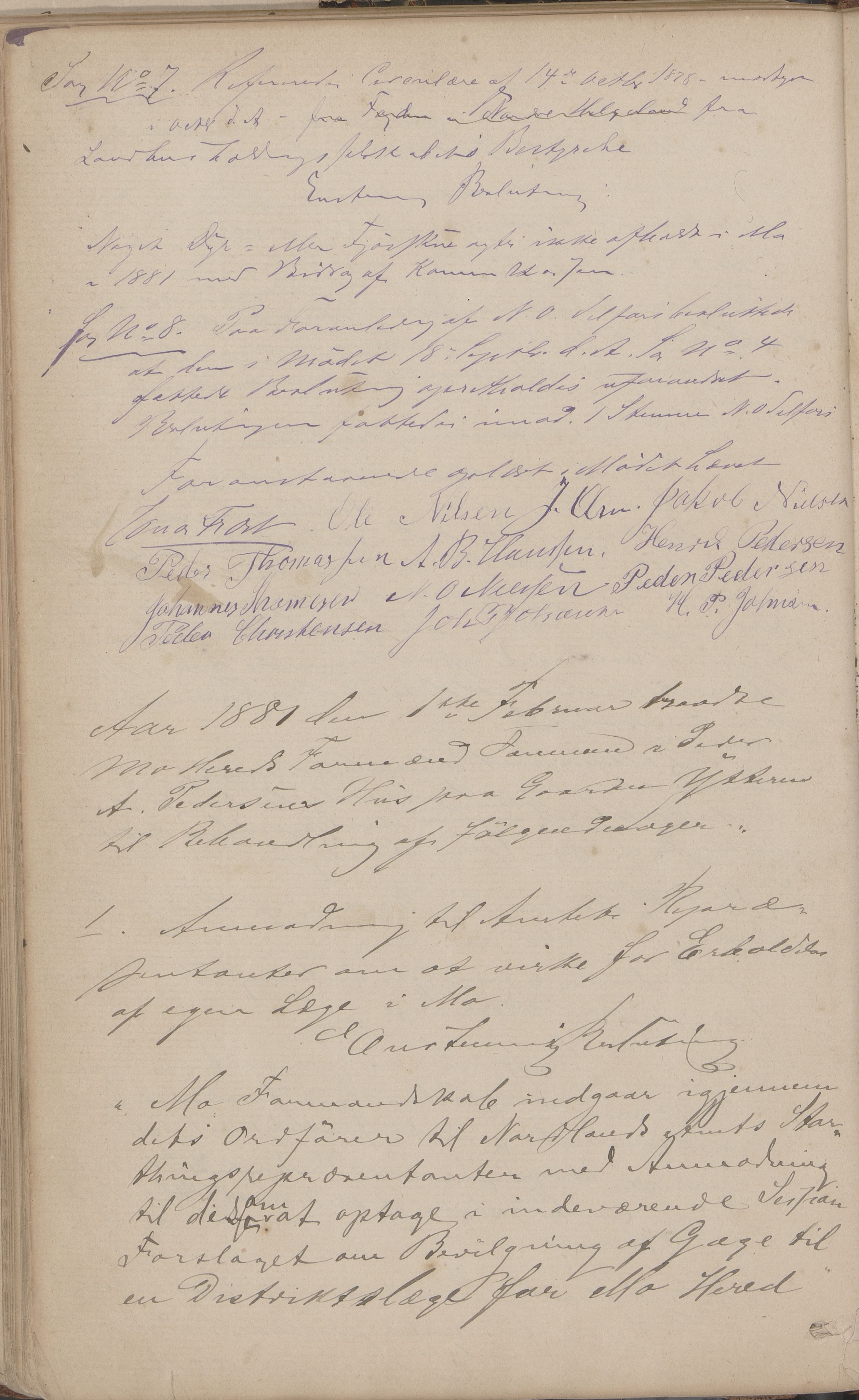 Mo kommune. Formannskapet, AIN/K-18031.150/A/Aa/L0002: Møtebok, 1876-1891, p. 54b