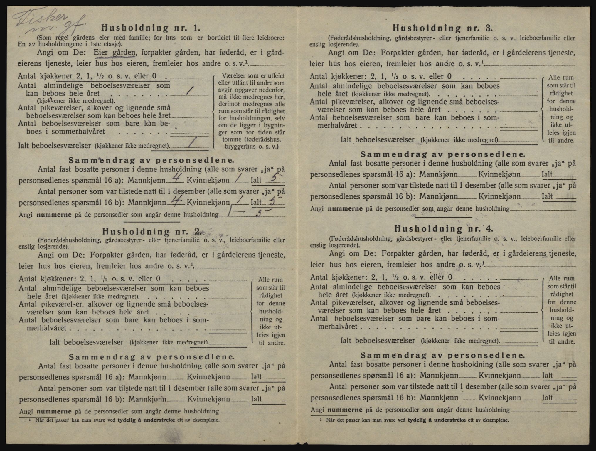 SATØ, 1920 census for Sørfjord, 1920, p. 216