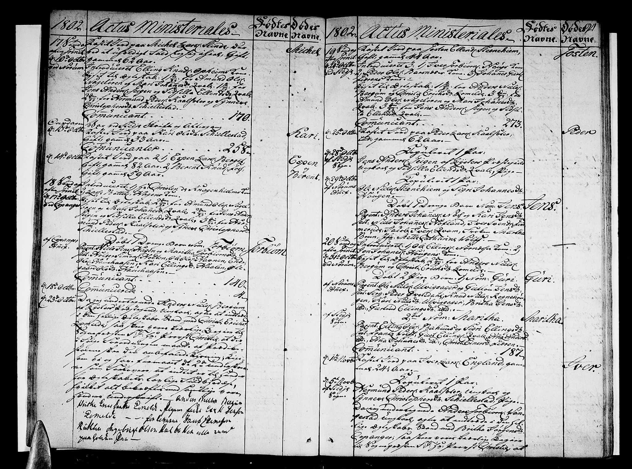 Sogndal sokneprestembete, AV/SAB-A-81301/H/Haa/Haaa/L0008: Parish register (official) no. A 8, 1795-1809, p. 94