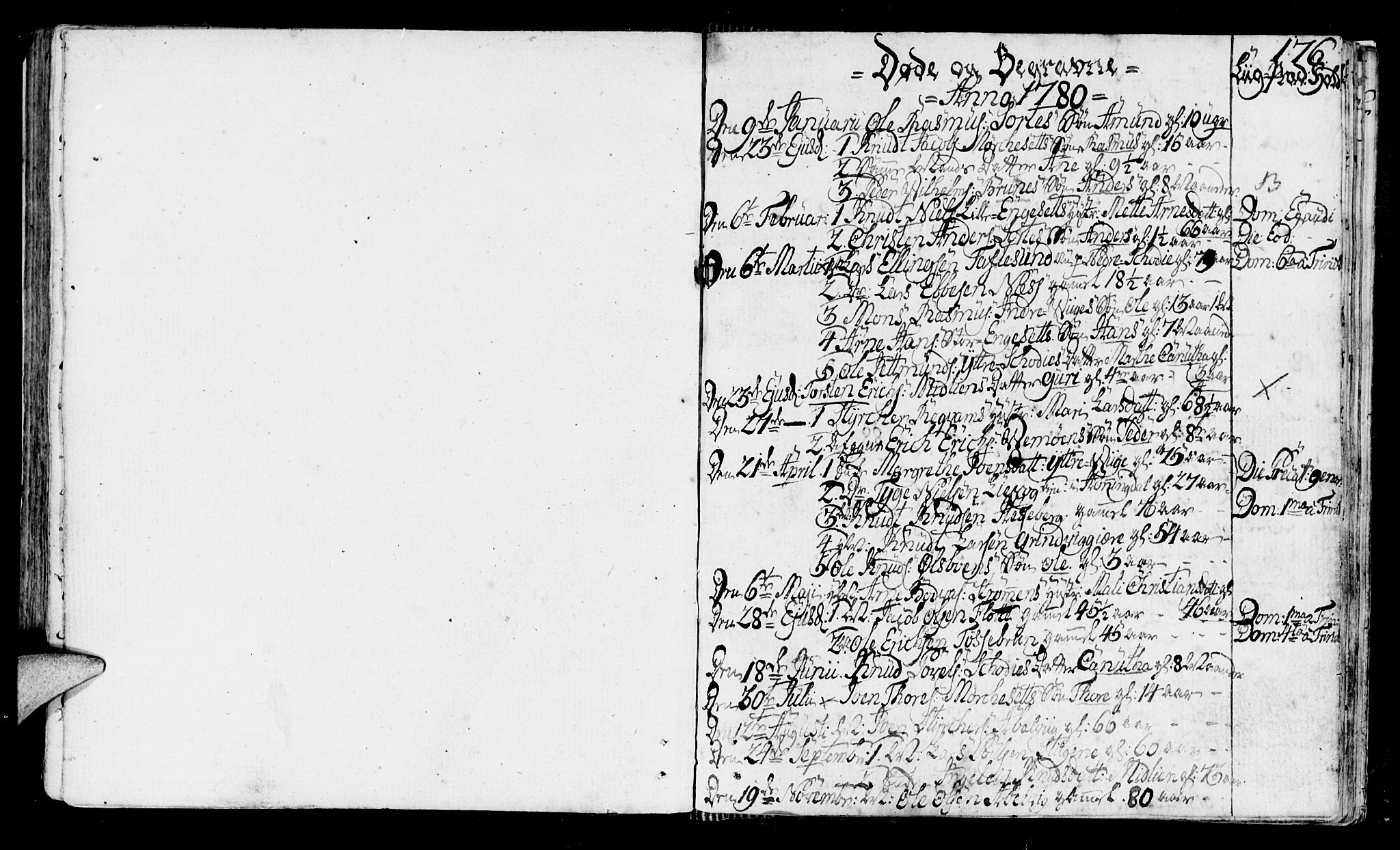 Ministerialprotokoller, klokkerbøker og fødselsregistre - Møre og Romsdal, SAT/A-1454/524/L0350: Parish register (official) no. 524A02, 1780-1817, p. 176