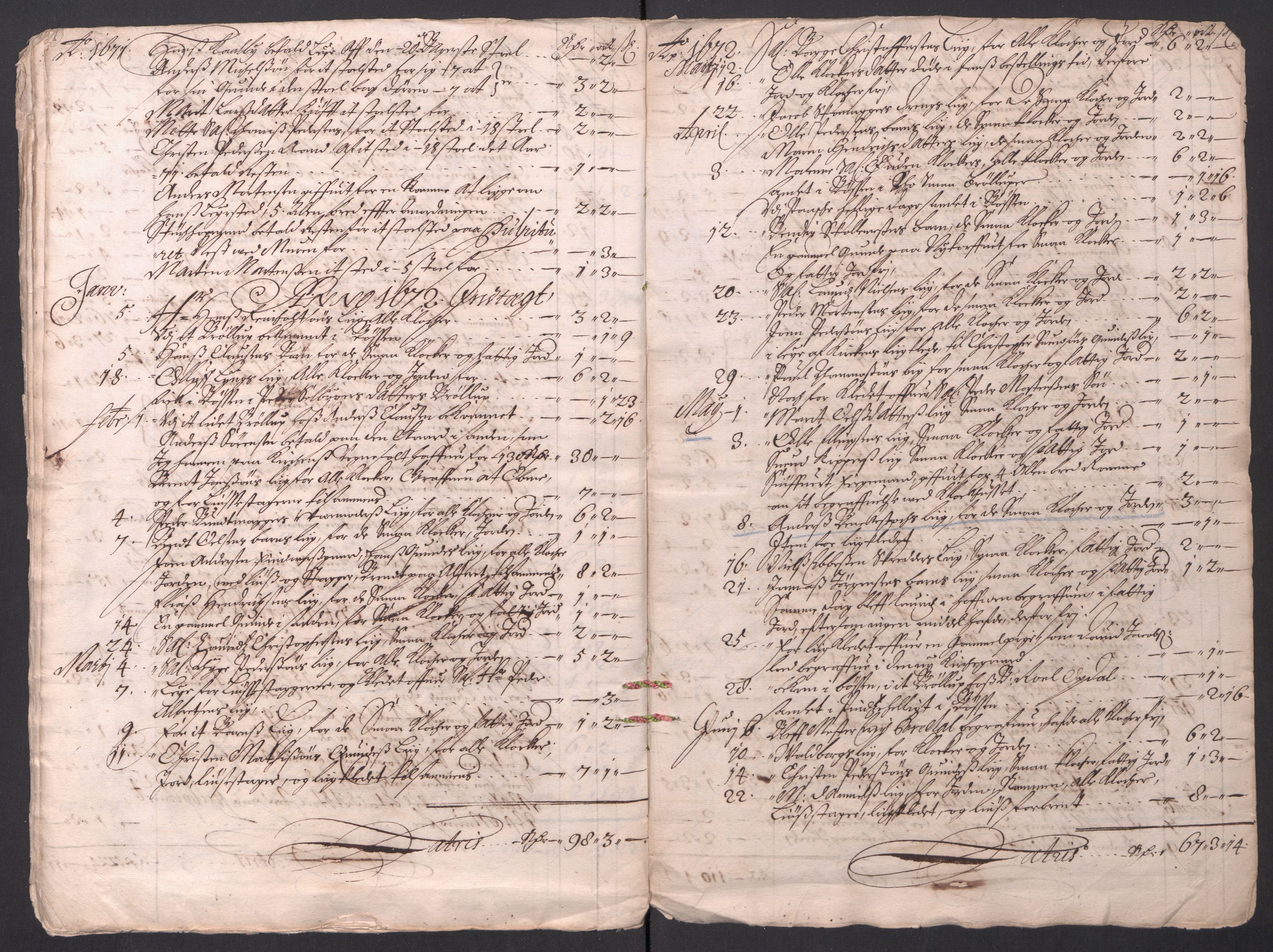 Rentekammeret inntil 1814, Reviderte regnskaper, Kirkeregnskap, AV/RA-EA-4067/Rf/L0122: Kirkeregnskap, 1651-1674