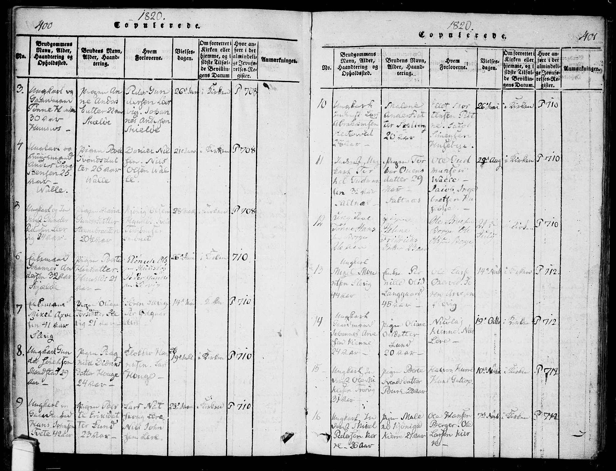 Onsøy prestekontor Kirkebøker, AV/SAO-A-10914/F/Fa/L0002: Parish register (official) no. I 2, 1814-1840, p. 400-401