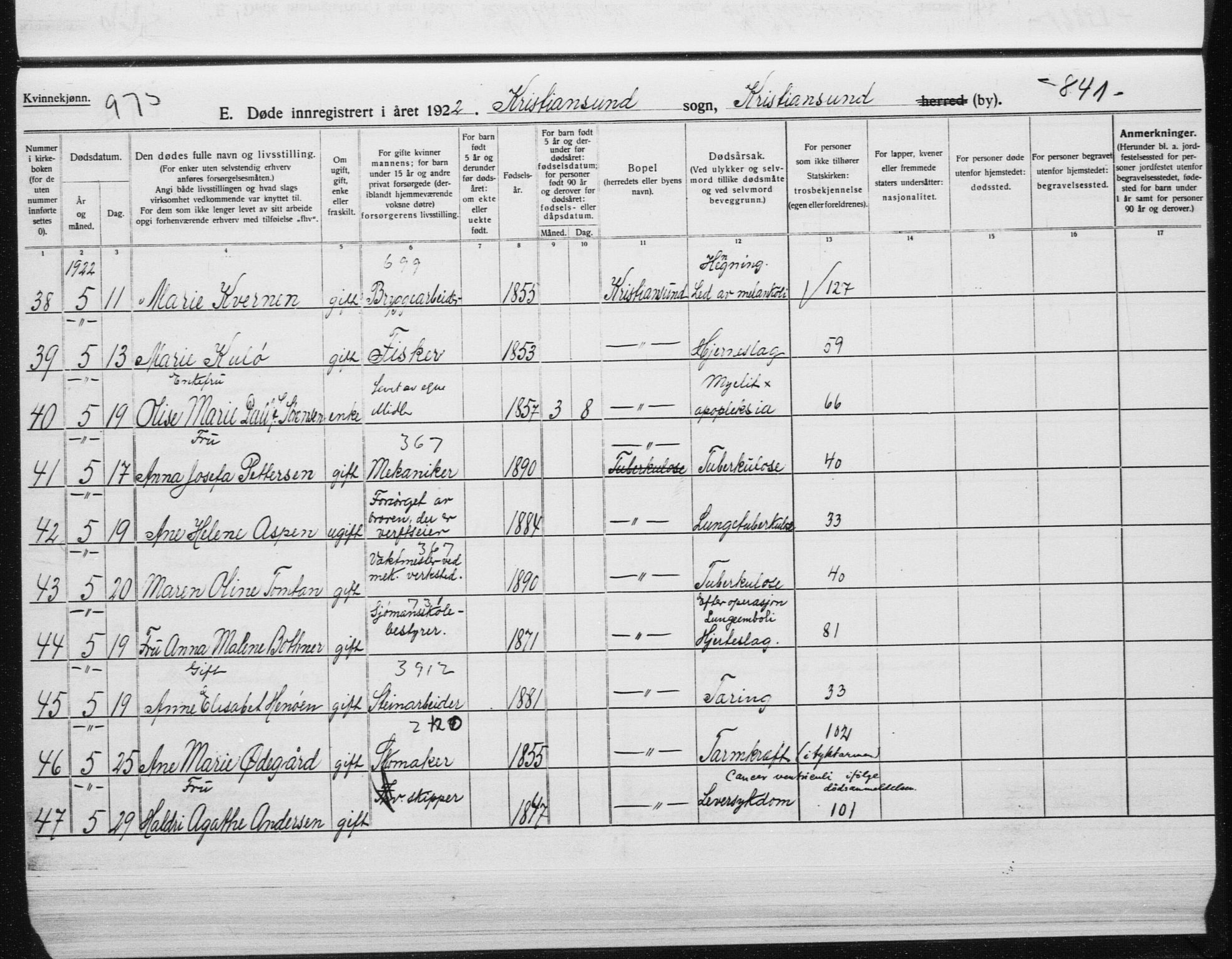 Ministerialprotokoller, klokkerbøker og fødselsregistre - Møre og Romsdal, AV/SAT-A-1454/572/L0863: Parish register (official) no. 572D07, 1917-1935