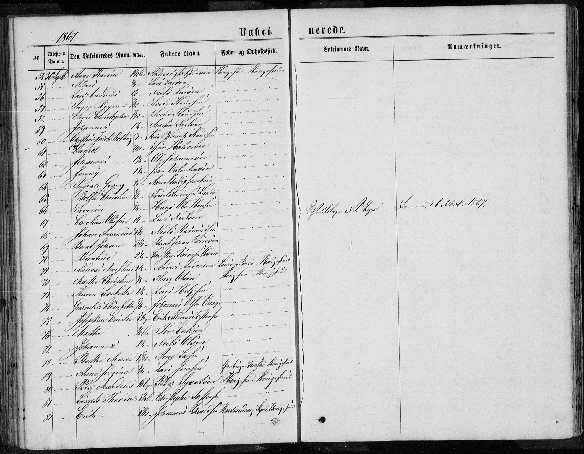 Torvastad sokneprestkontor, AV/SAST-A -101857/H/Ha/Haa/L0013: Parish register (official) no. A 12.2, 1867-1877