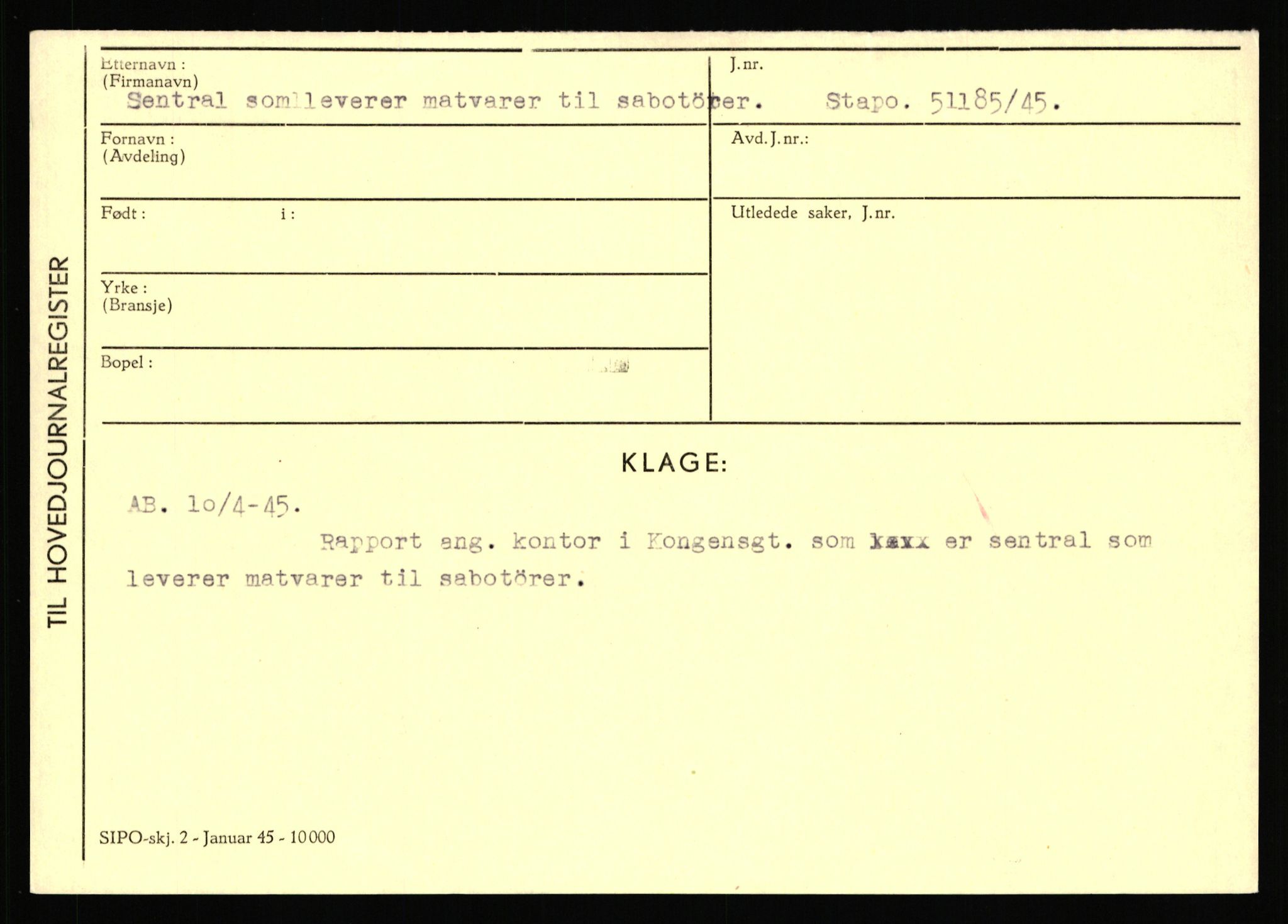 Statspolitiet - Hovedkontoret / Osloavdelingen, AV/RA-S-1329/C/Ca/L0013: Raa - Servold, 1943-1945, p. 3240