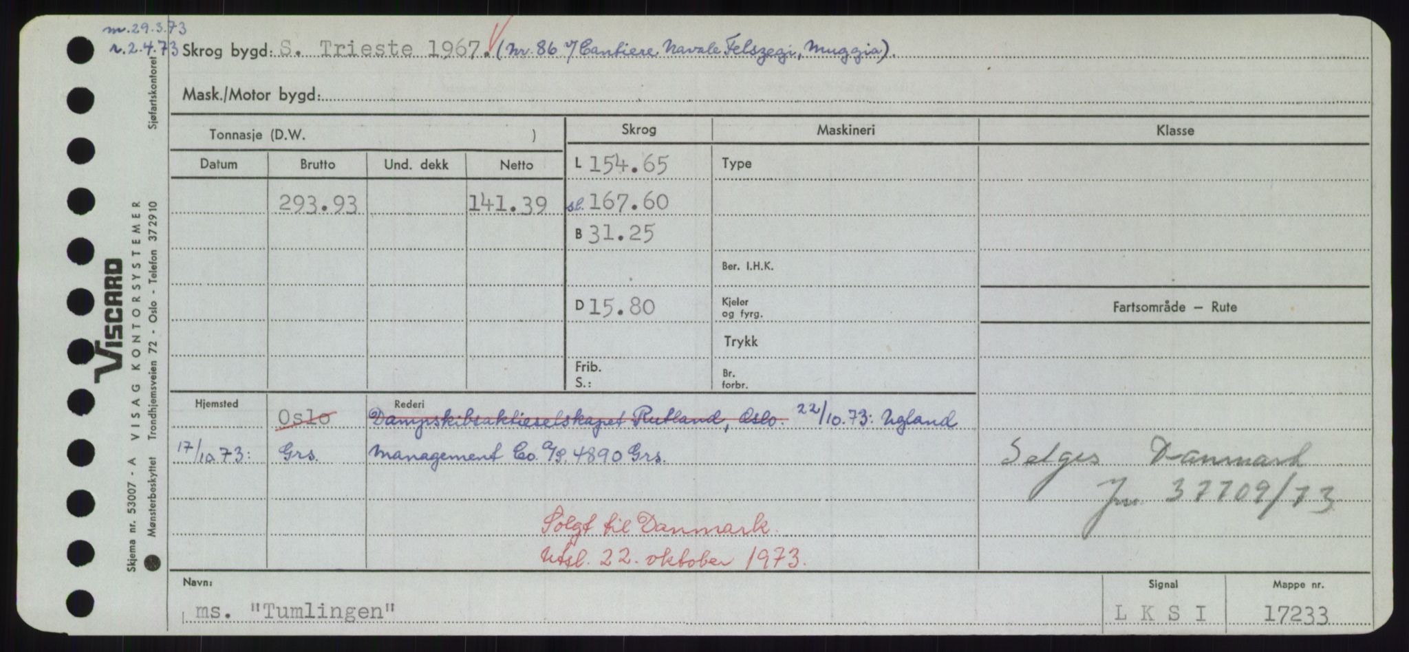 Sjøfartsdirektoratet med forløpere, Skipsmålingen, RA/S-1627/H/Hd/L0039: Fartøy, Ti-Tø, p. 795