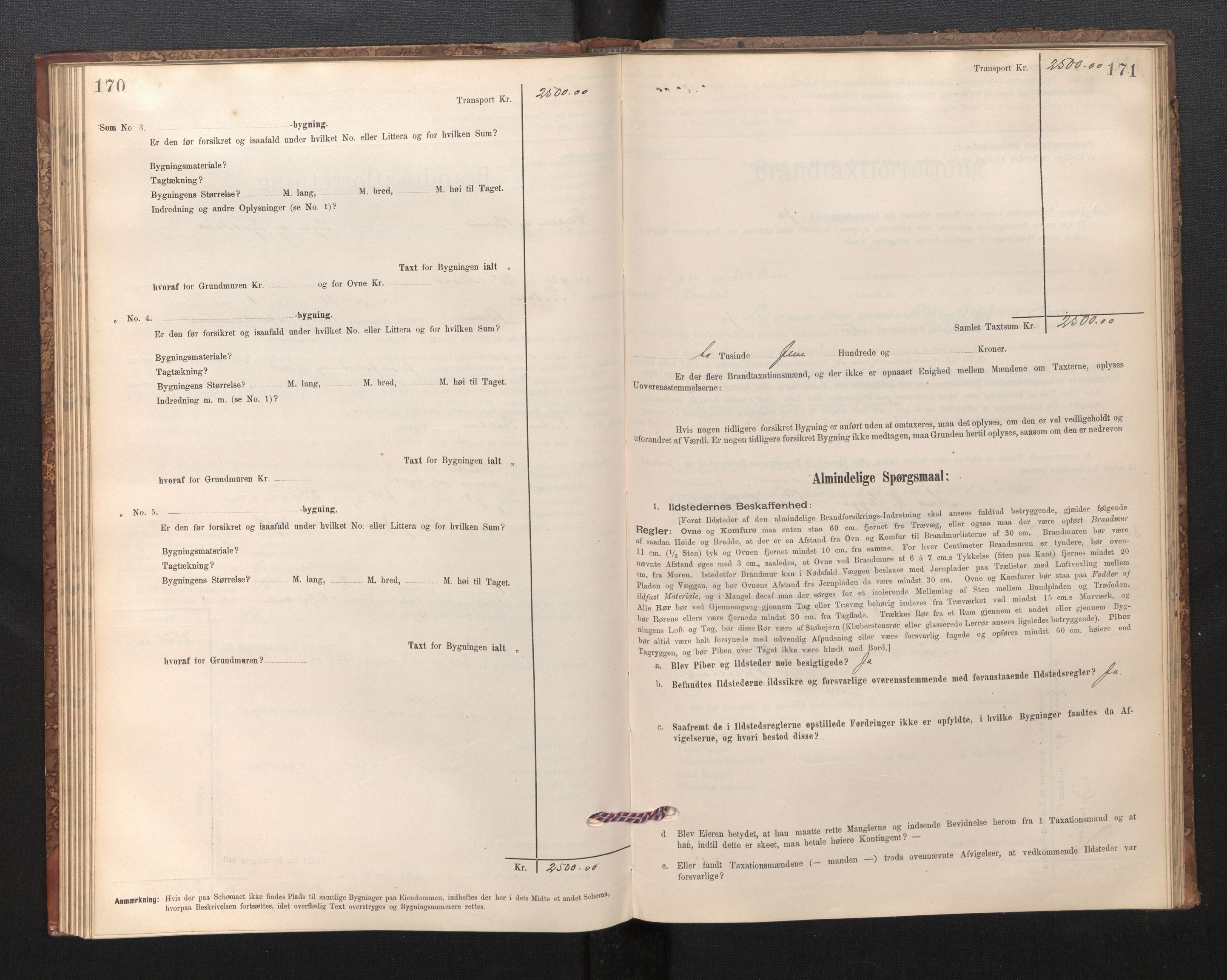 Lensmannen i Gloppen og Breim, SAB/A-27801/0012/L0003: Branntakstprotokoll, skjematakst, 1894-1931, p. 170-171
