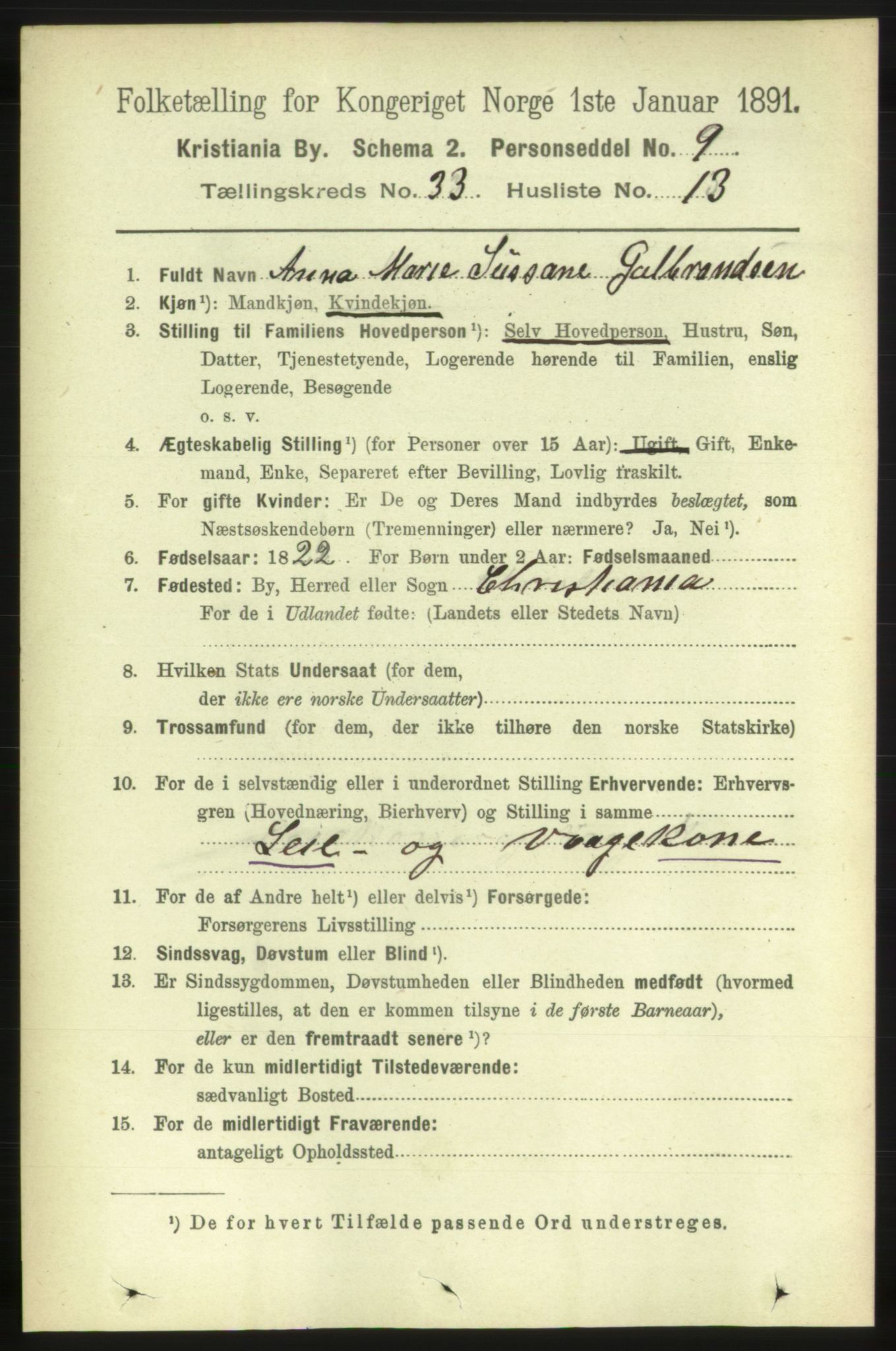 RA, 1891 census for 0301 Kristiania, 1891, p. 17921