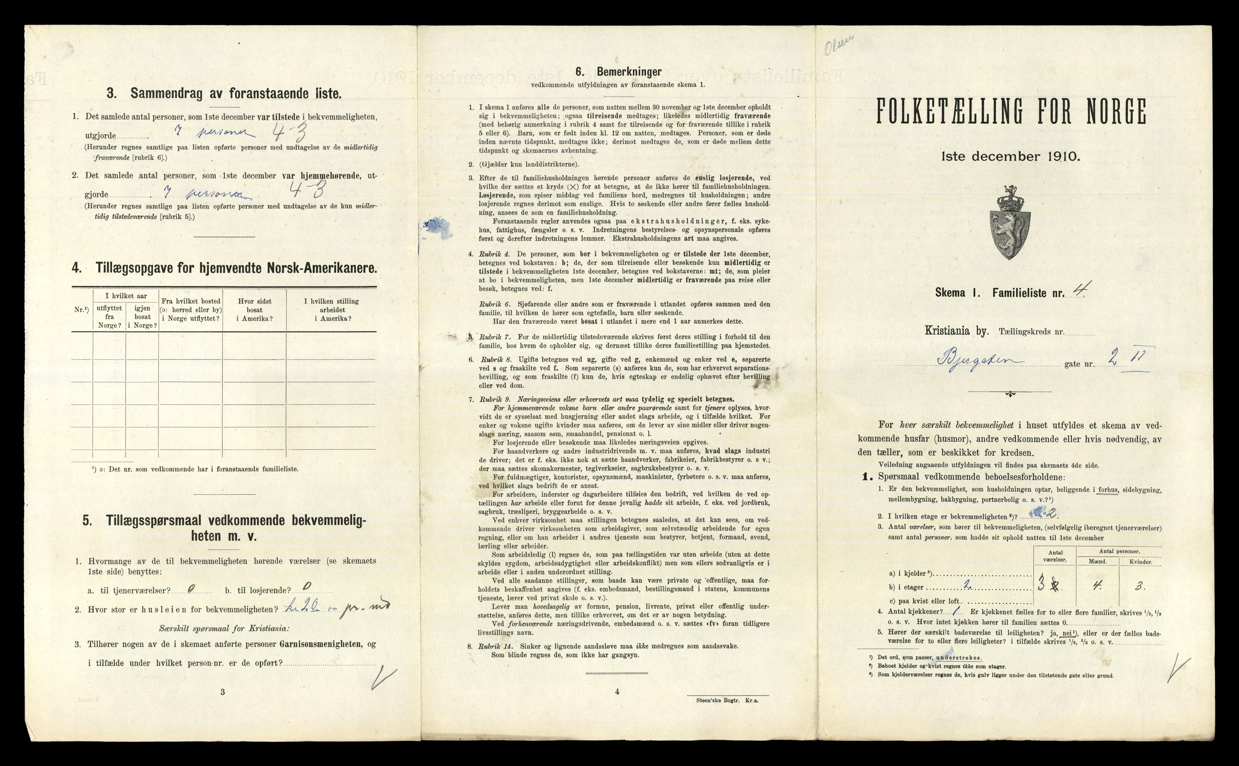 RA, 1910 census for Kristiania, 1910, p. 6151