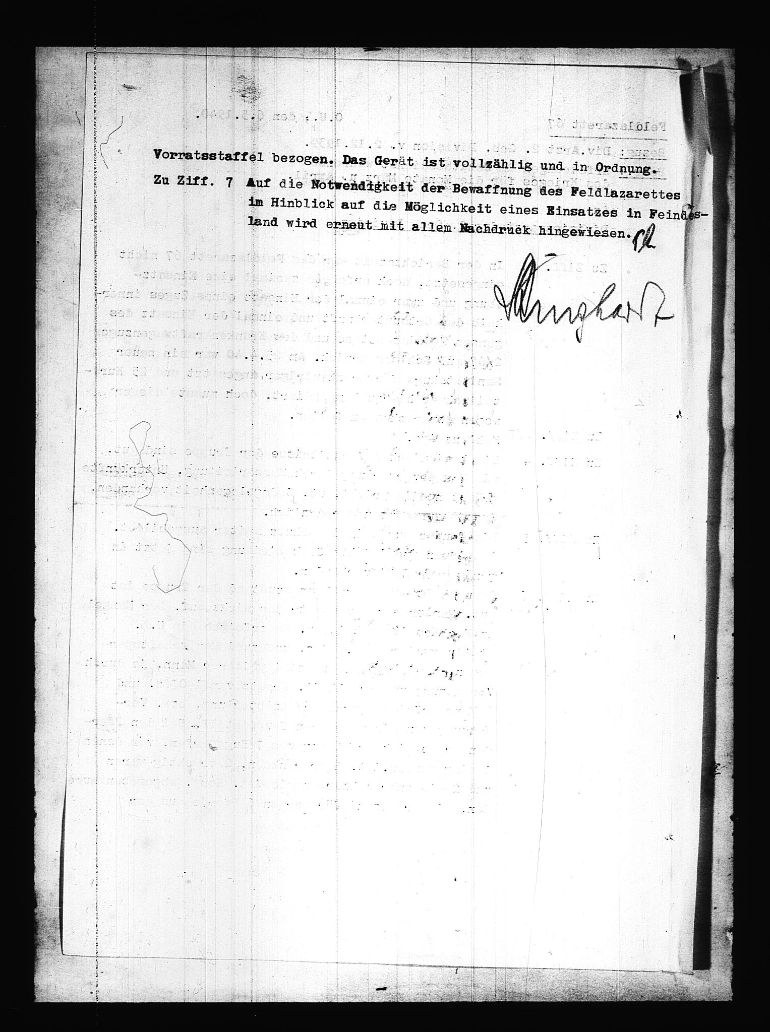 Documents Section, AV/RA-RAFA-2200/V/L0086: Amerikansk mikrofilm "Captured German Documents".
Box No. 725.  FKA jnr. 601/1954., 1940, p. 91