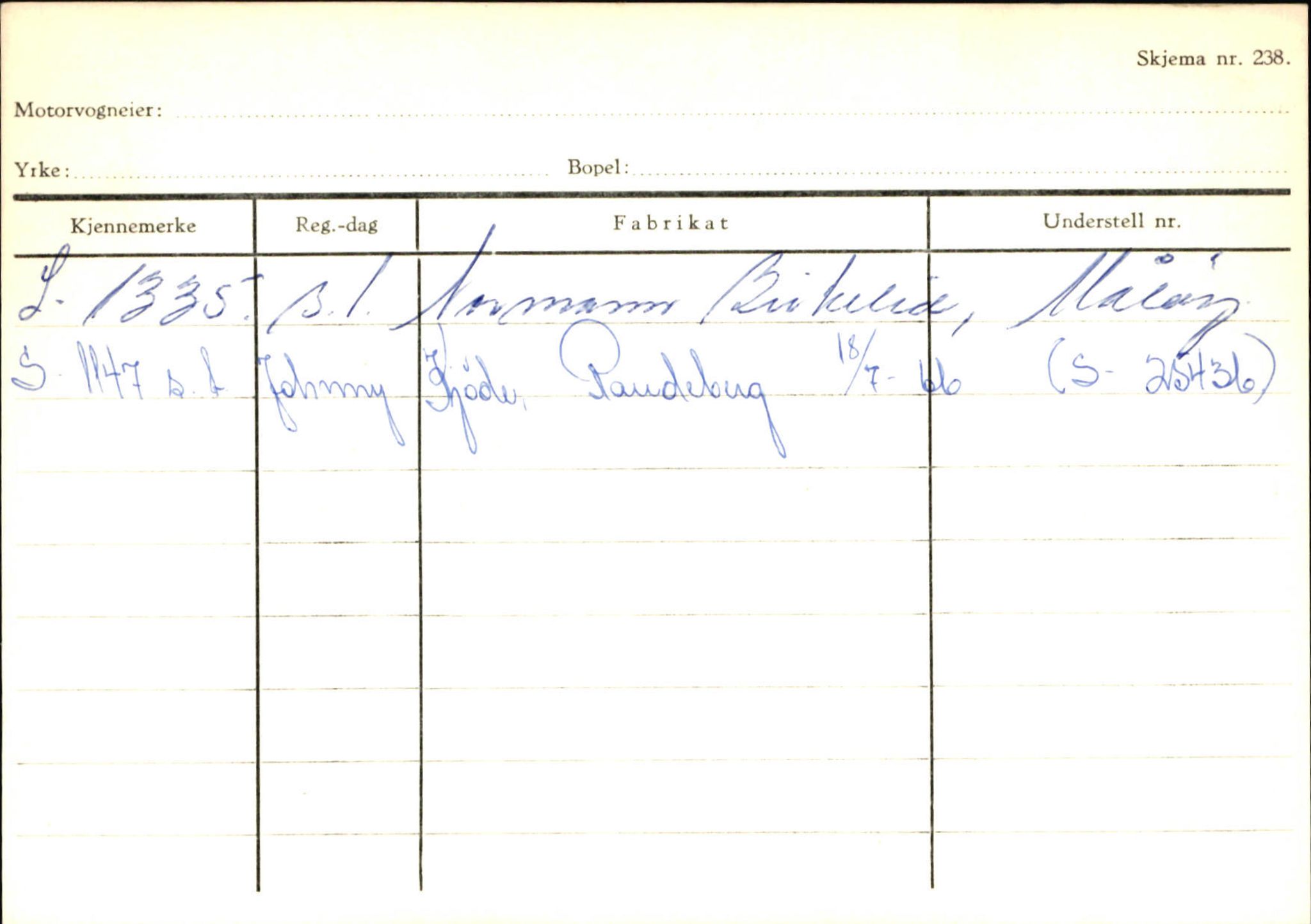 Statens vegvesen, Sogn og Fjordane vegkontor, AV/SAB-A-5301/4/F/L0144: Registerkort Vågsøy A-R, 1945-1975, p. 383