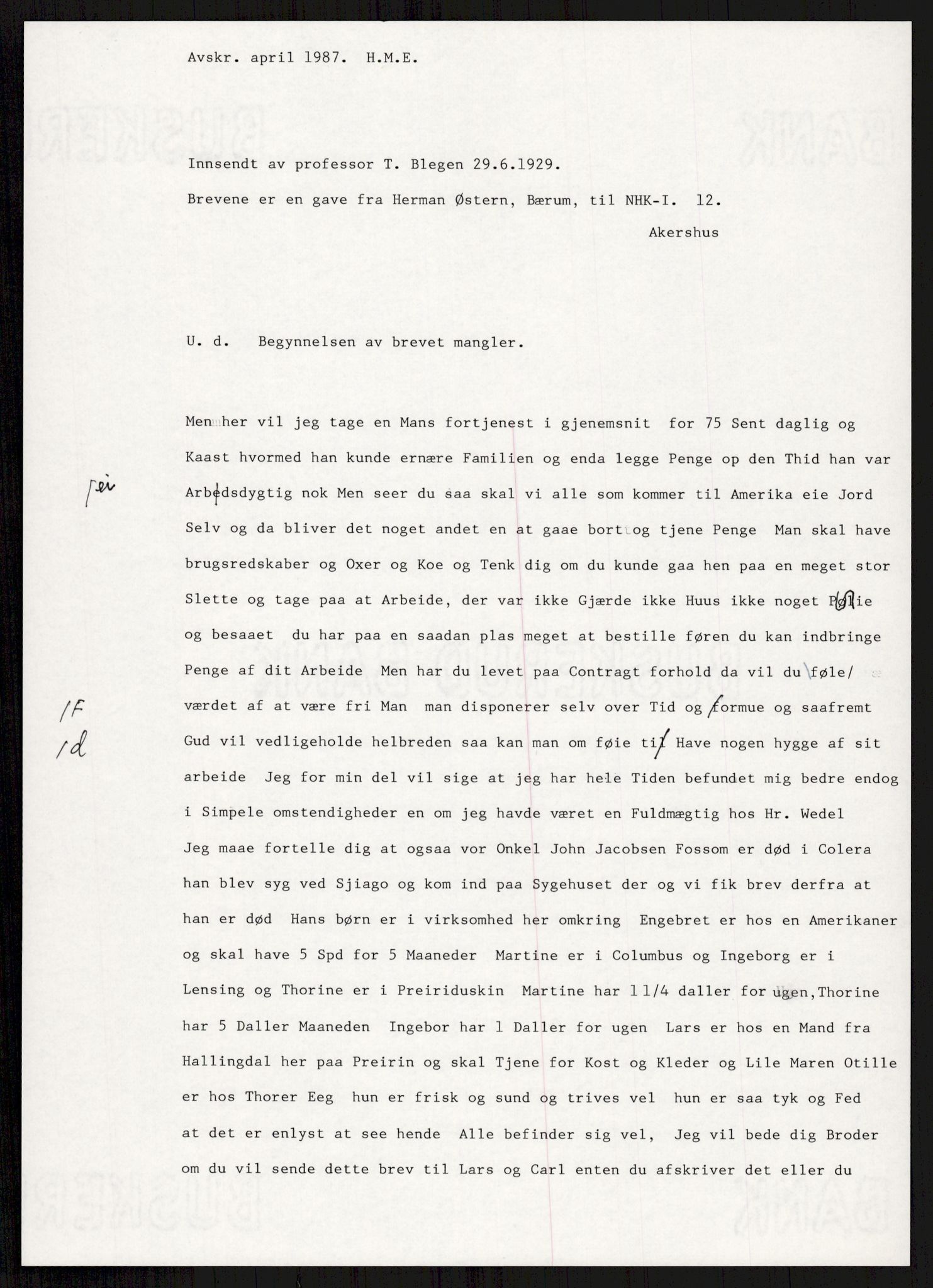 Samlinger til kildeutgivelse, Amerikabrevene, AV/RA-EA-4057/F/L0004: Innlån fra Akershus: Amundsenarkivet - Breen, 1838-1914, p. 202