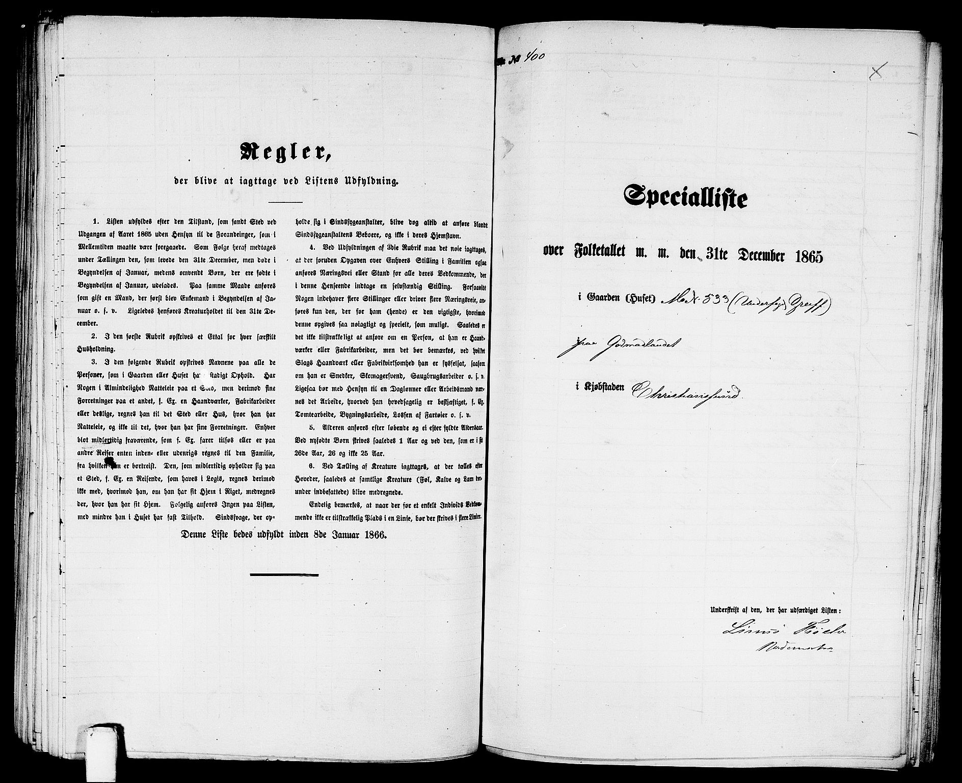 RA, 1865 census for Kristiansund/Kristiansund, 1865, p. 815