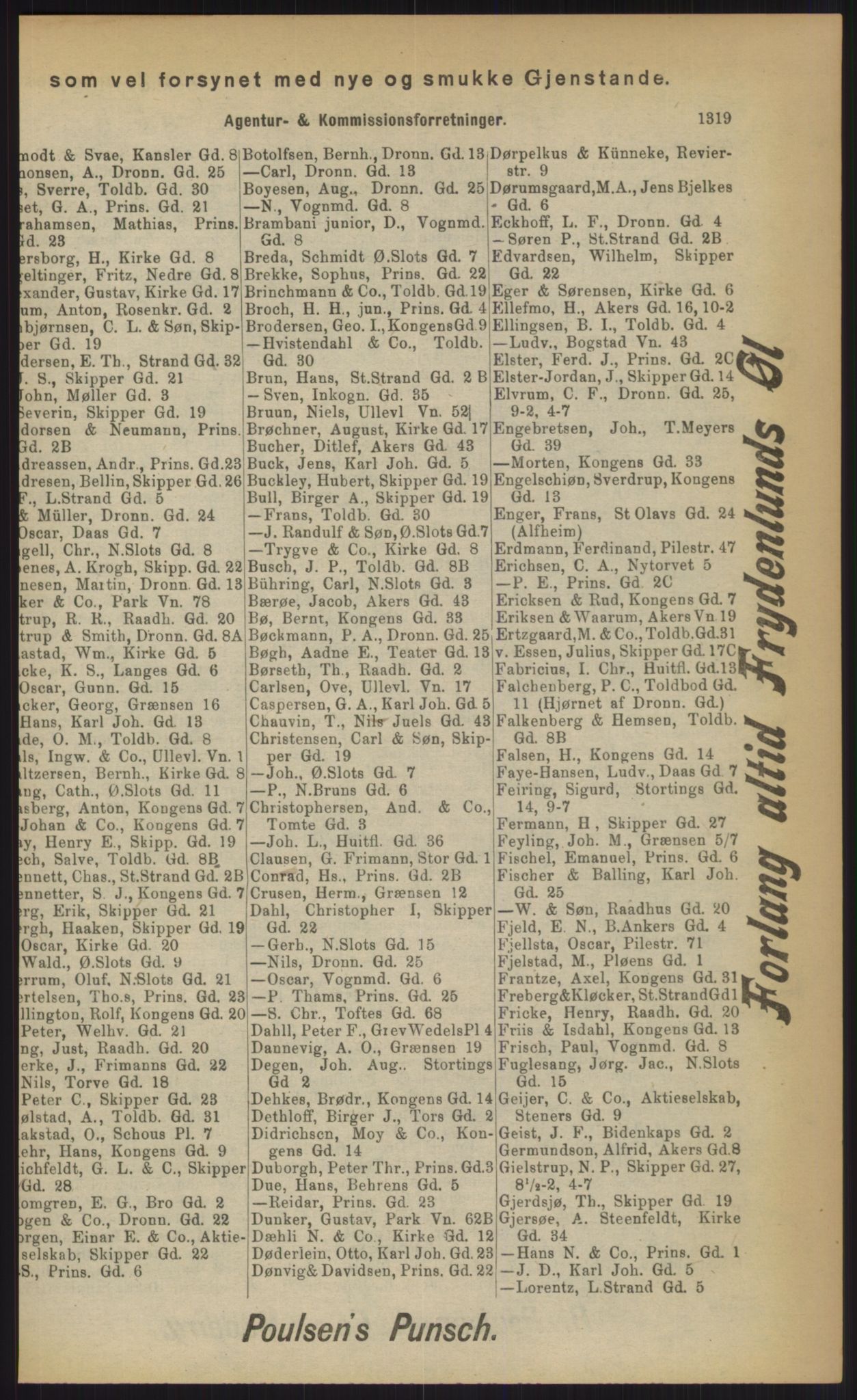 Kristiania/Oslo adressebok, PUBL/-, 1903, p. 1319