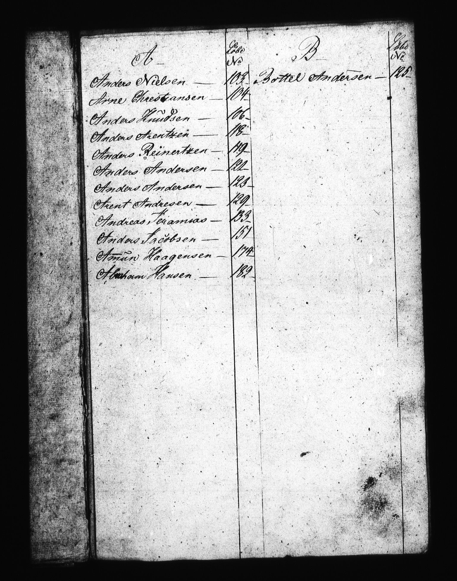 Sjøetaten, RA/EA-3110/F/L0169: Bragernes distrikt, bind 2, 1813