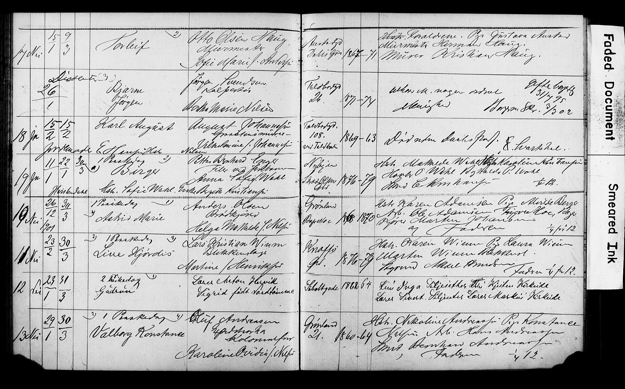 Strømsø kirkebøker, SAKO/A-246/Y/Ya/L0005: Parish register draft no. I 5, 1897-1903