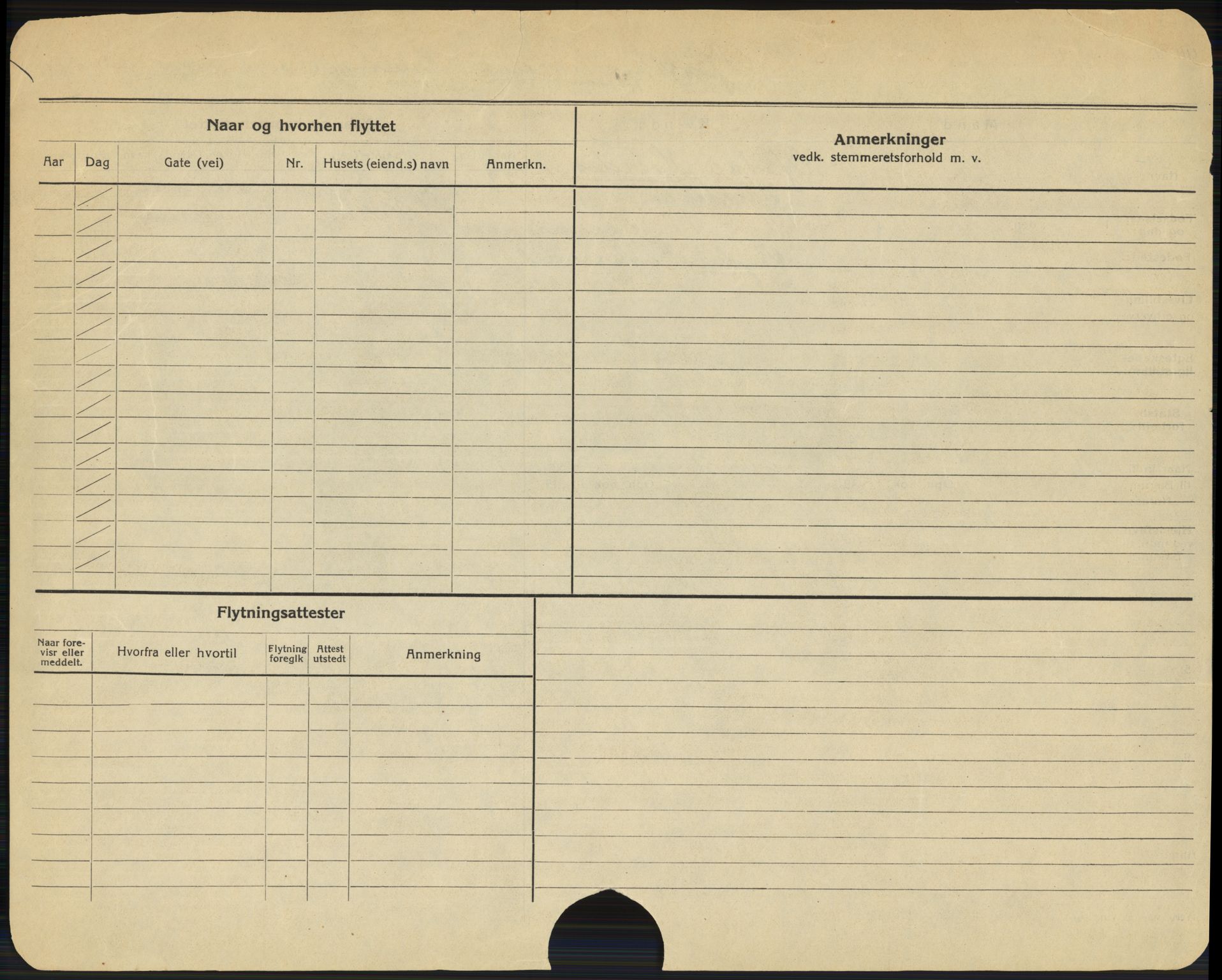 Bærum folkeregister, AV/SAO-A-10504/F/L0003: Utflyttede, 1923