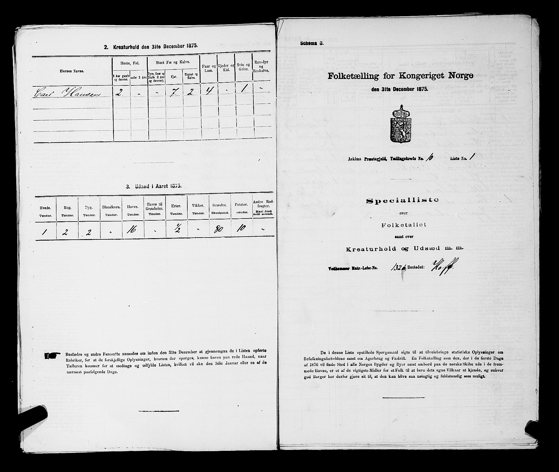 RA, 1875 census for 0124P Askim, 1875, p. 637