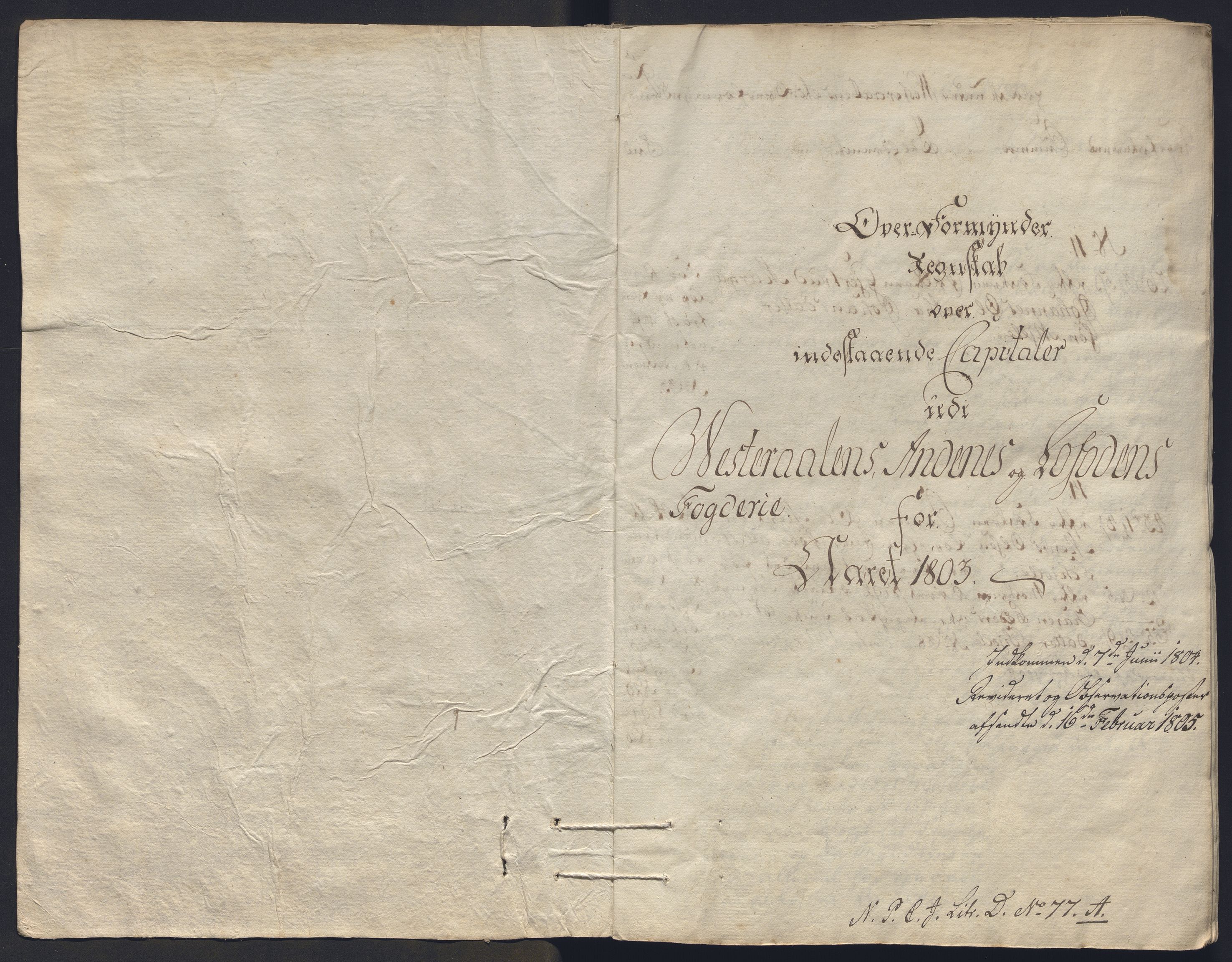 Danske Kanselli 1800-1814, RA/EA-3024/K/Kk/Kkb8/L0020: Lofoten sorenskriveri, 1796-1803, p. 541