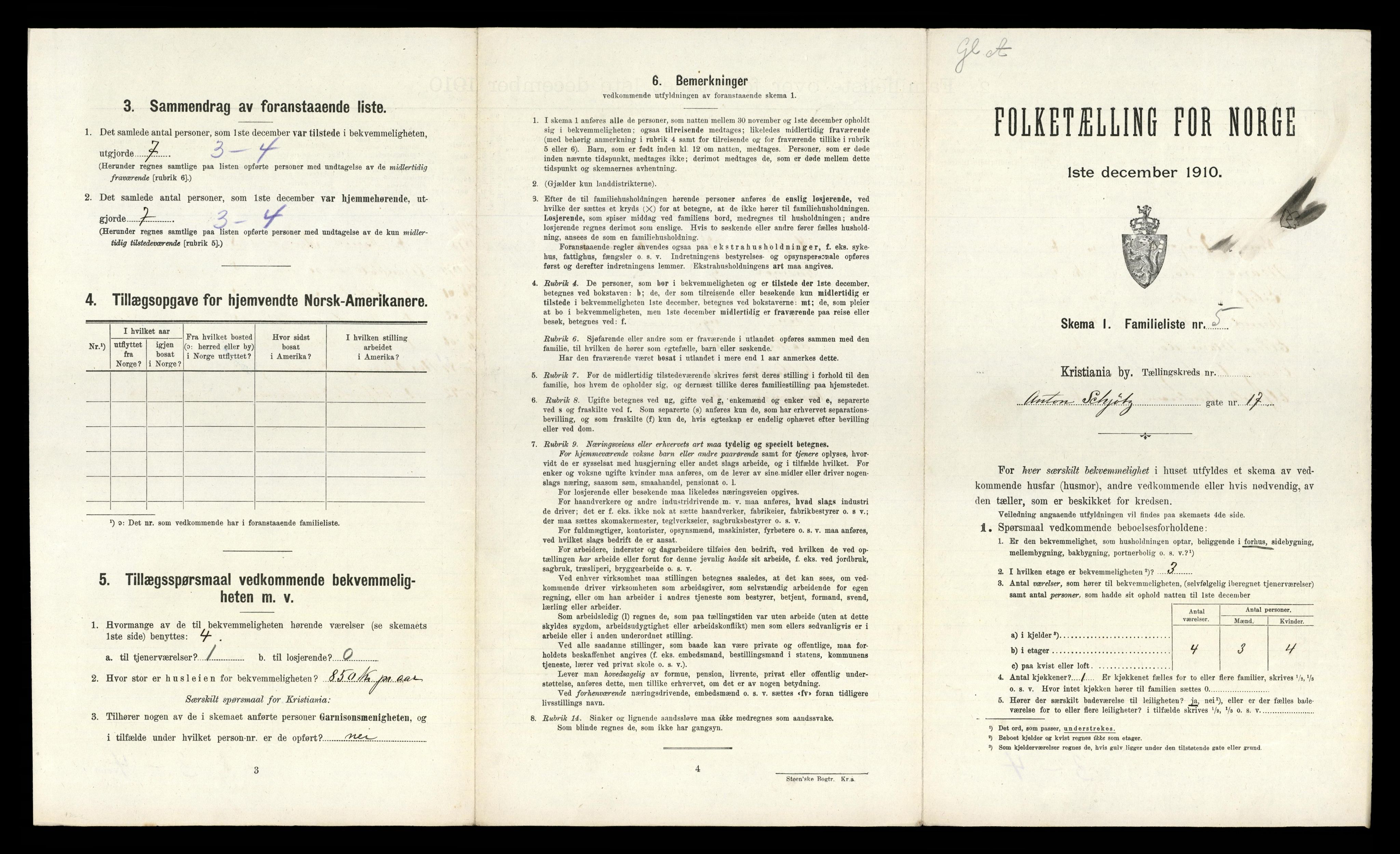 RA, 1910 census for Kristiania, 1910, p. 2565