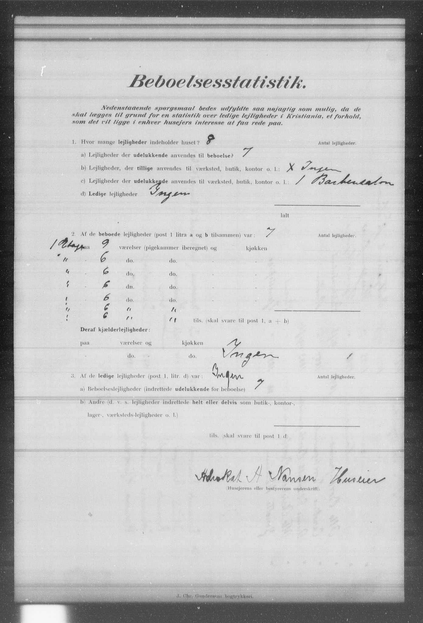 OBA, Municipal Census 1902 for Kristiania, 1902, p. 15798