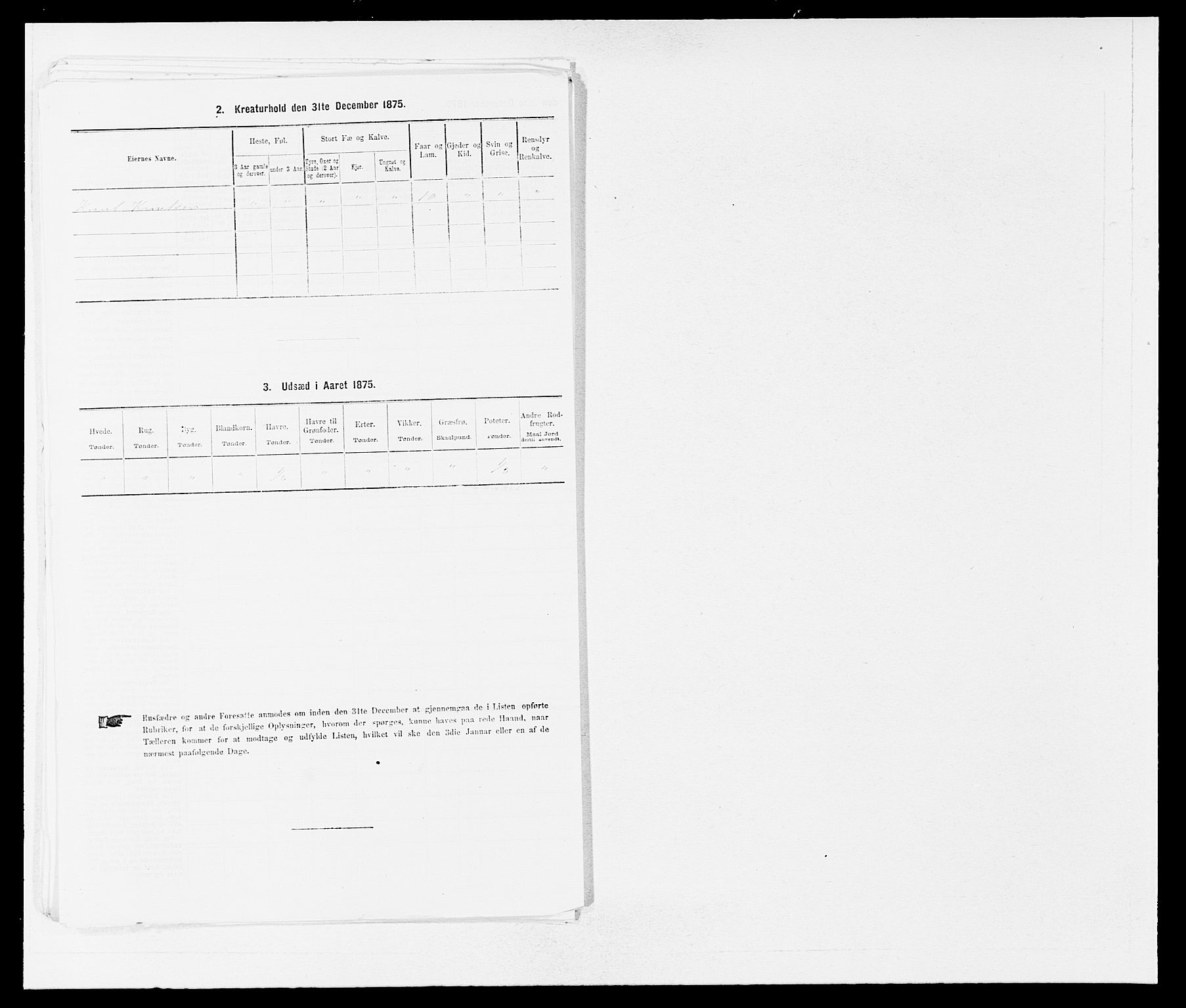 SAB, 1875 census for 1218P Finnås, 1875, p. 1424