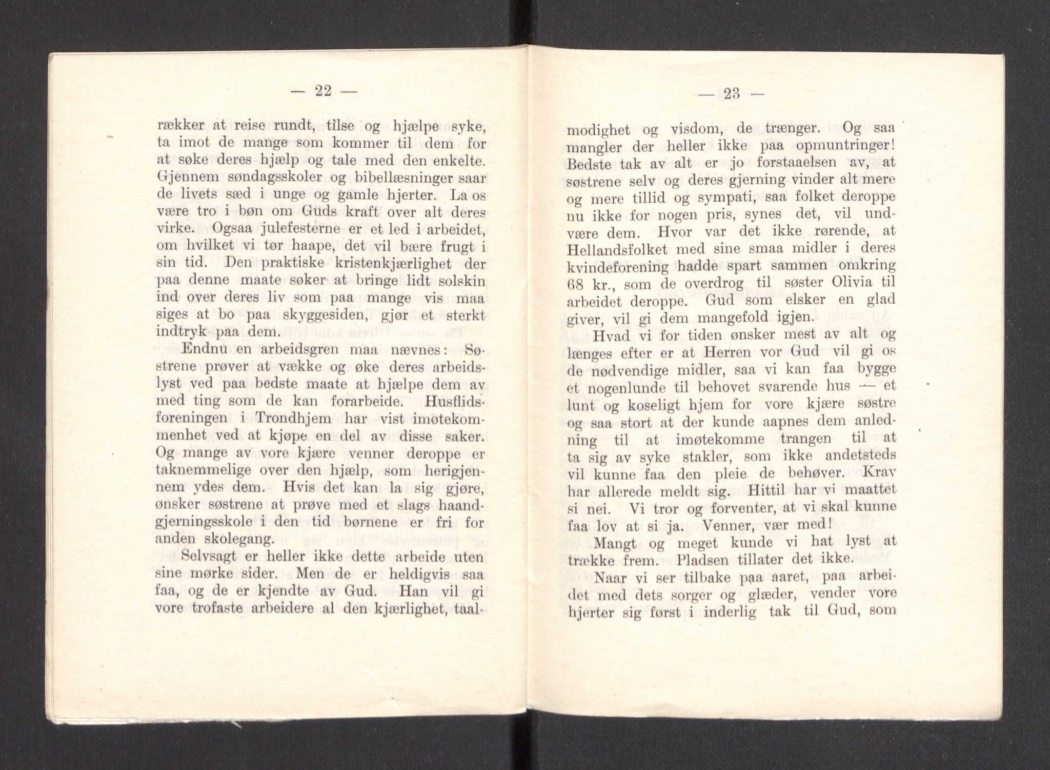 Kvinnelige Misjonsarbeidere, AV/RA-PA-0699/F/Fa/L0001/0007: -- / Årsmeldinger, trykte, 1906-1915