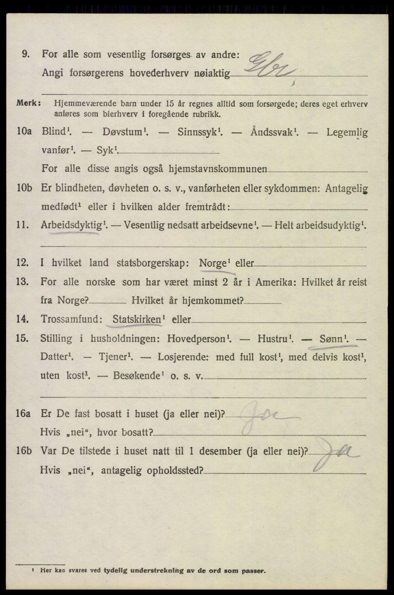 SAH, 1920 census for Stange, 1920, p. 17830