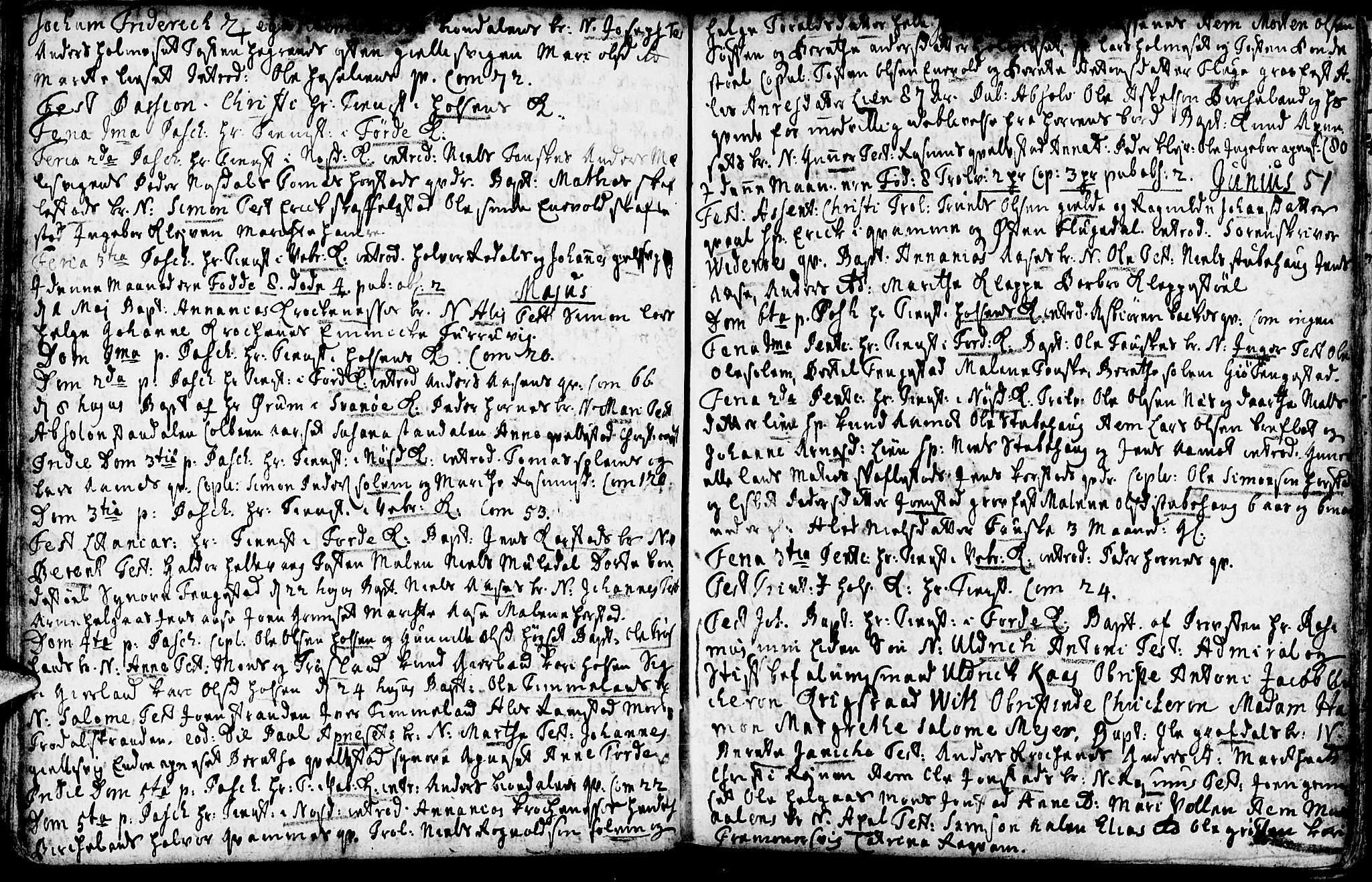 Førde sokneprestembete, SAB/A-79901/H/Haa/Haaa/L0002: Parish register (official) no. A 2, 1728-1748, p. 51